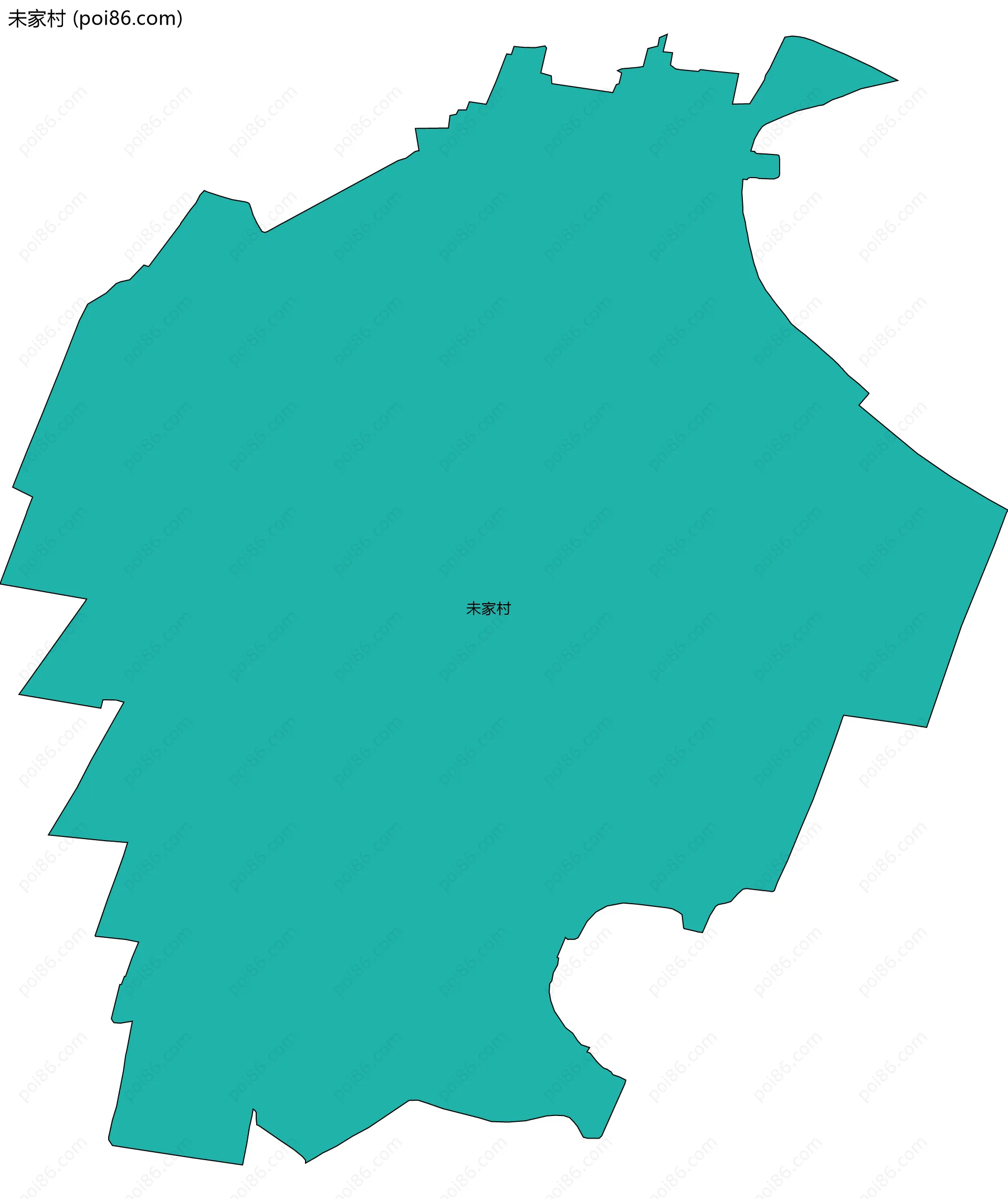 未家村边界地图