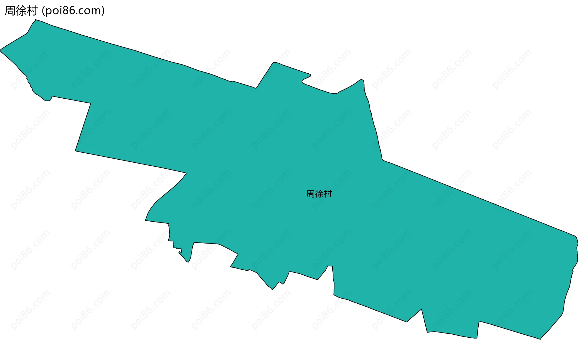周徐村边界地图