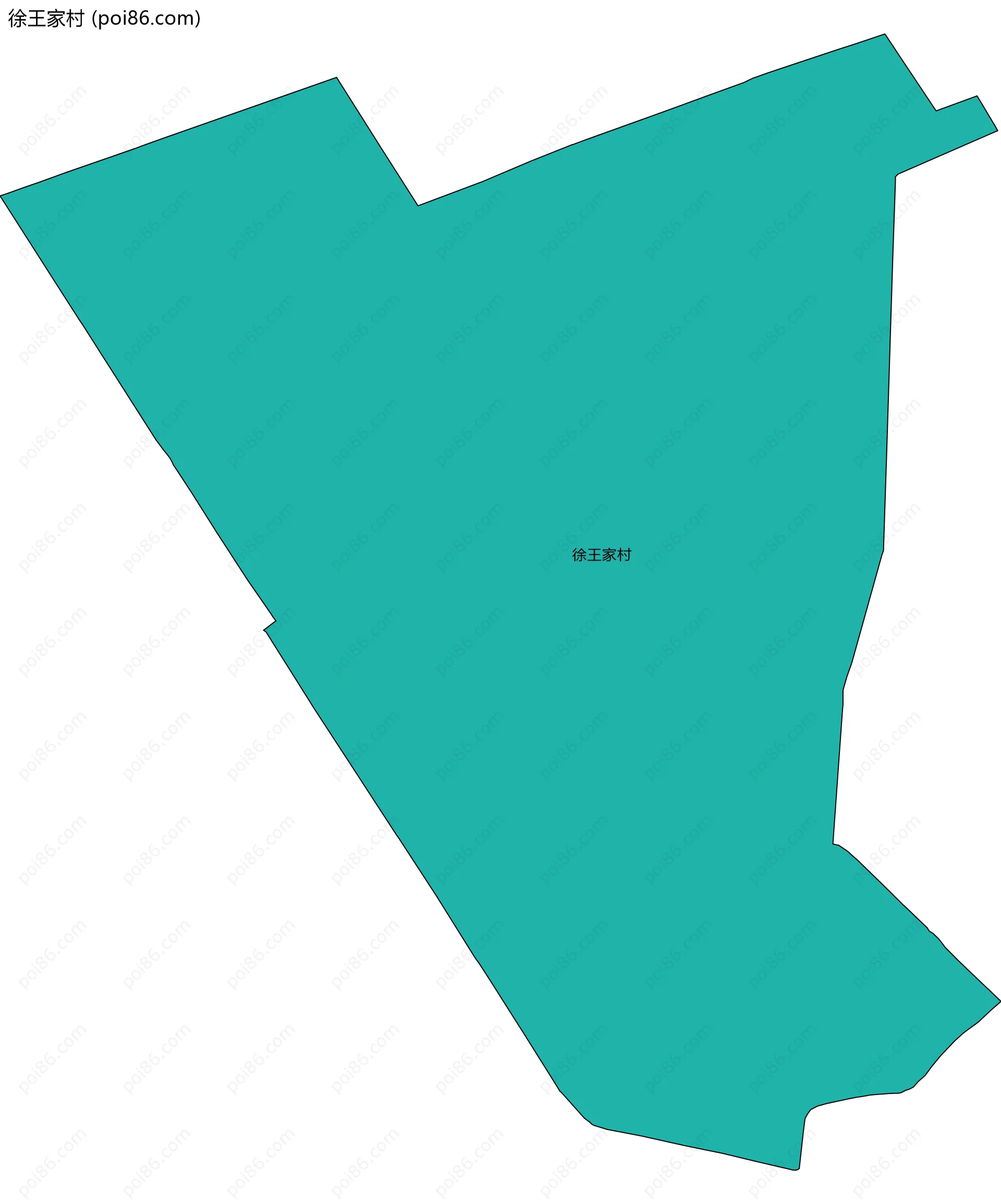 徐王家村边界地图