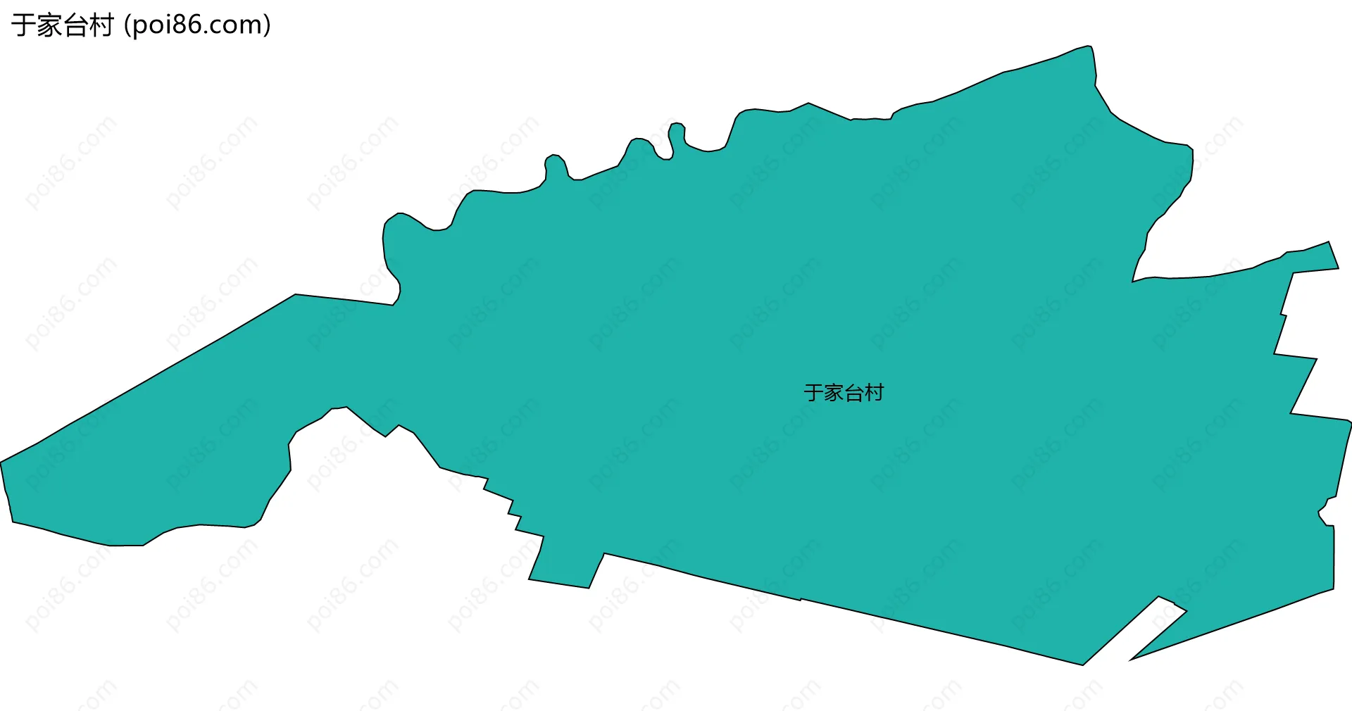 于家台村边界地图