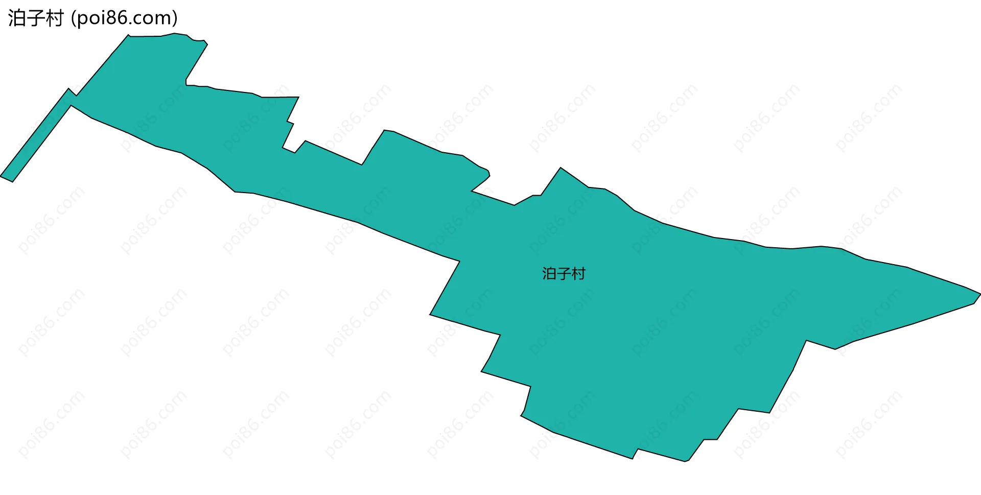 泊子村边界地图