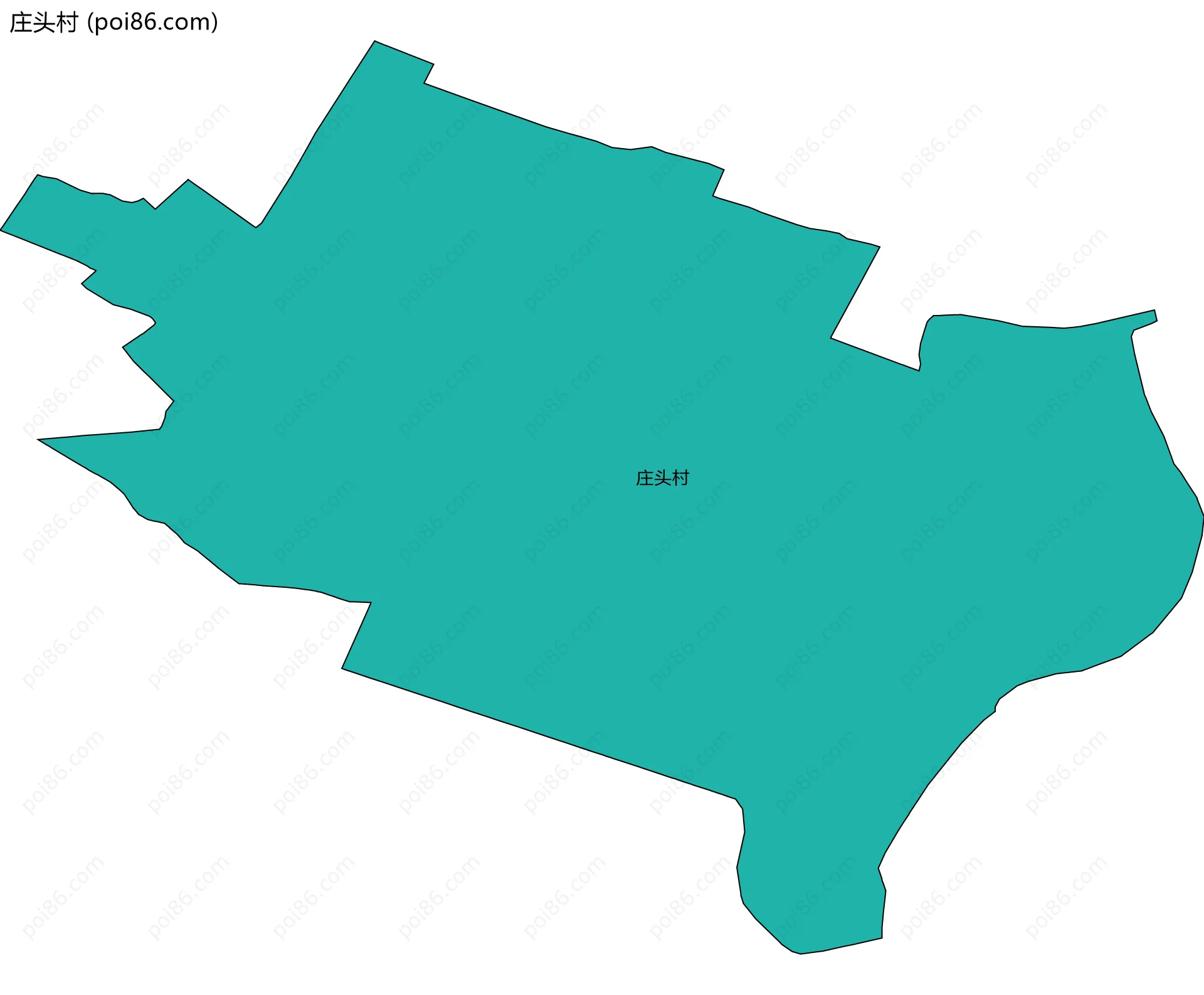 庄头村边界地图