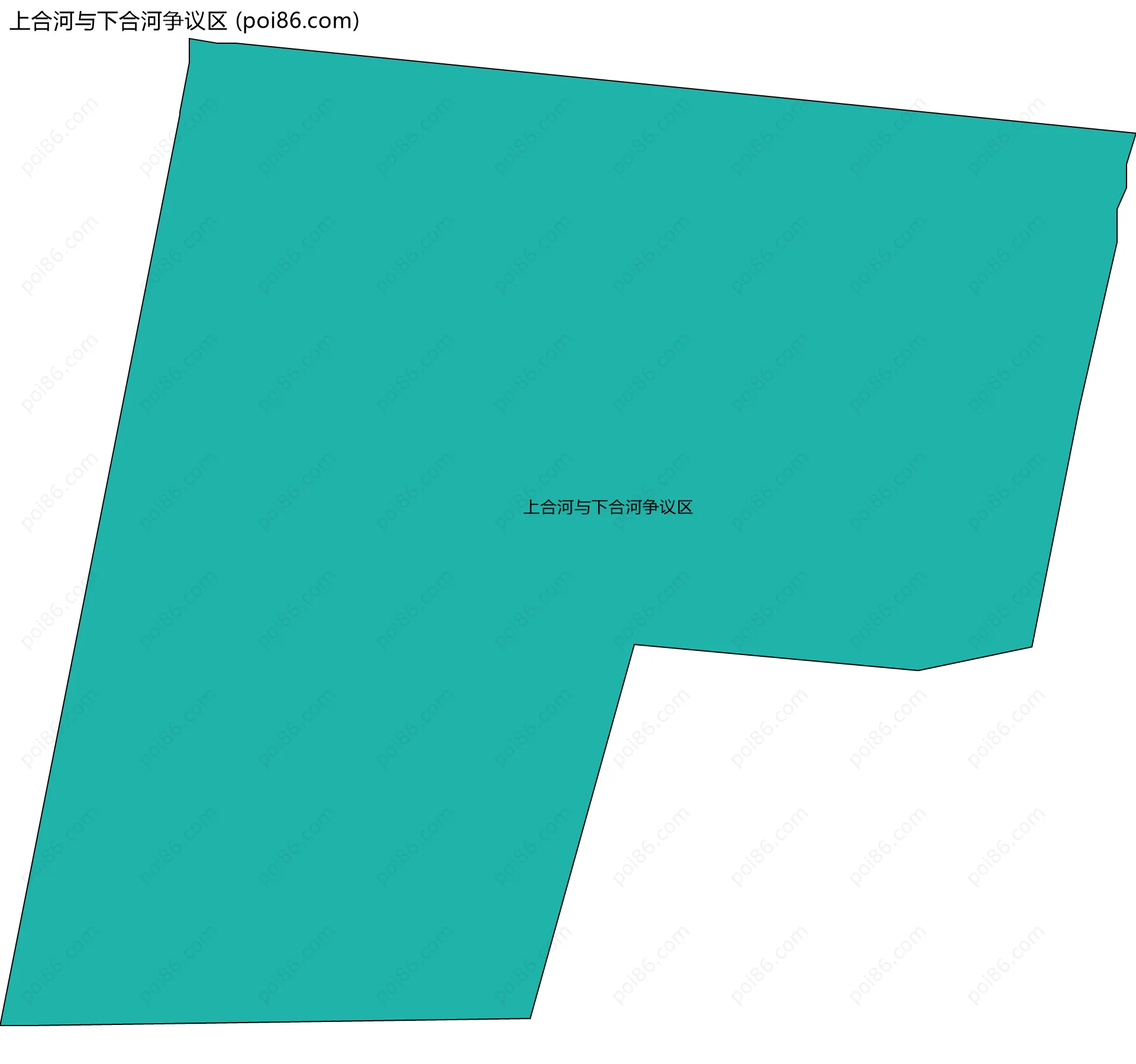 上合河与下合河争议区边界地图