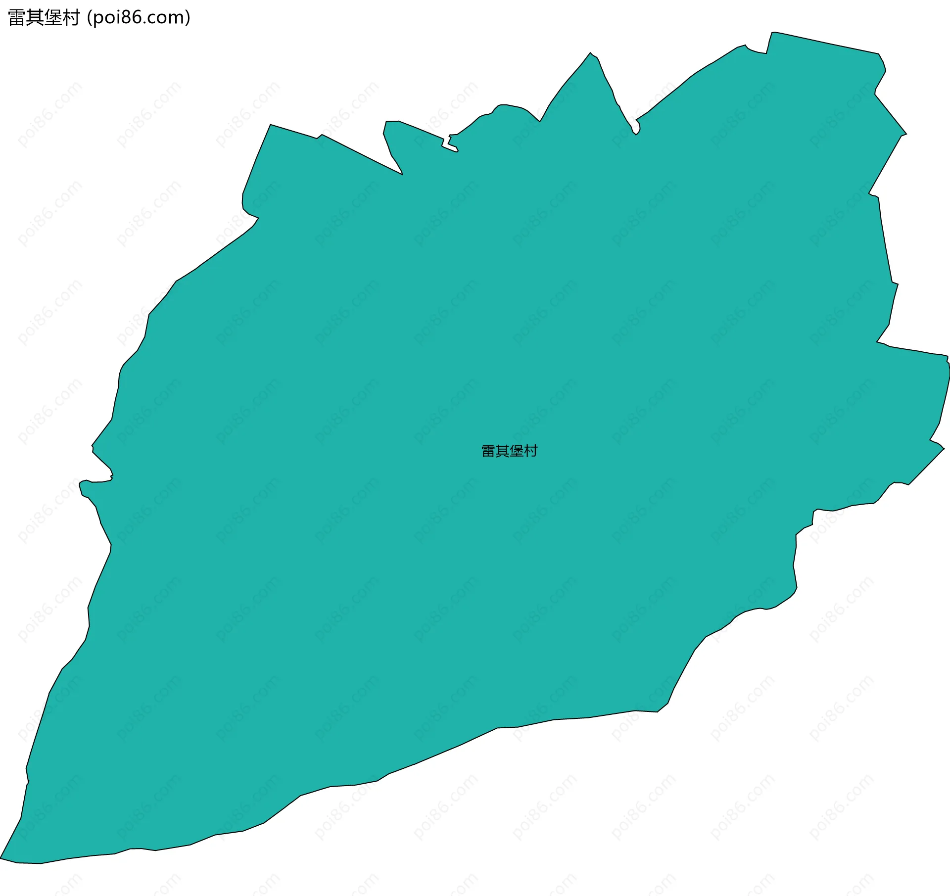 雷其堡村边界地图