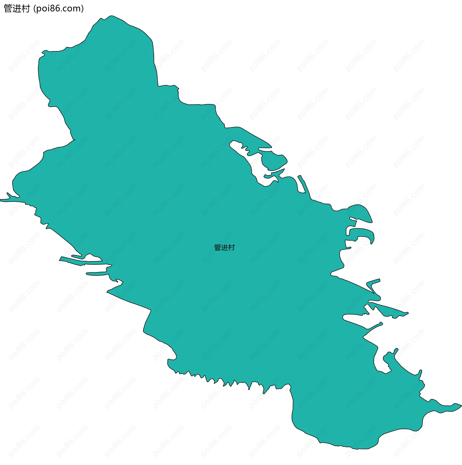 管进村边界地图