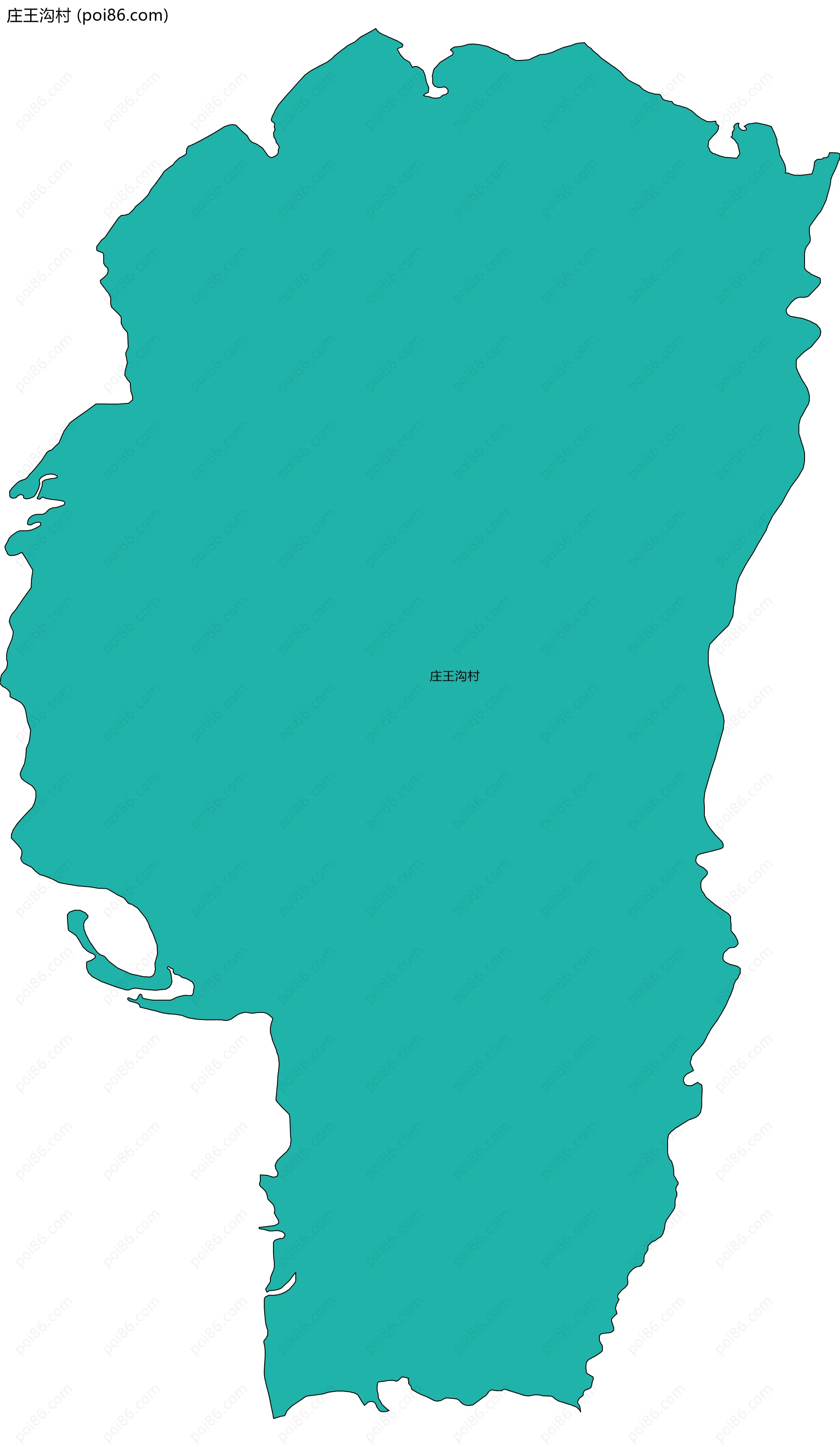 庄王沟村边界地图