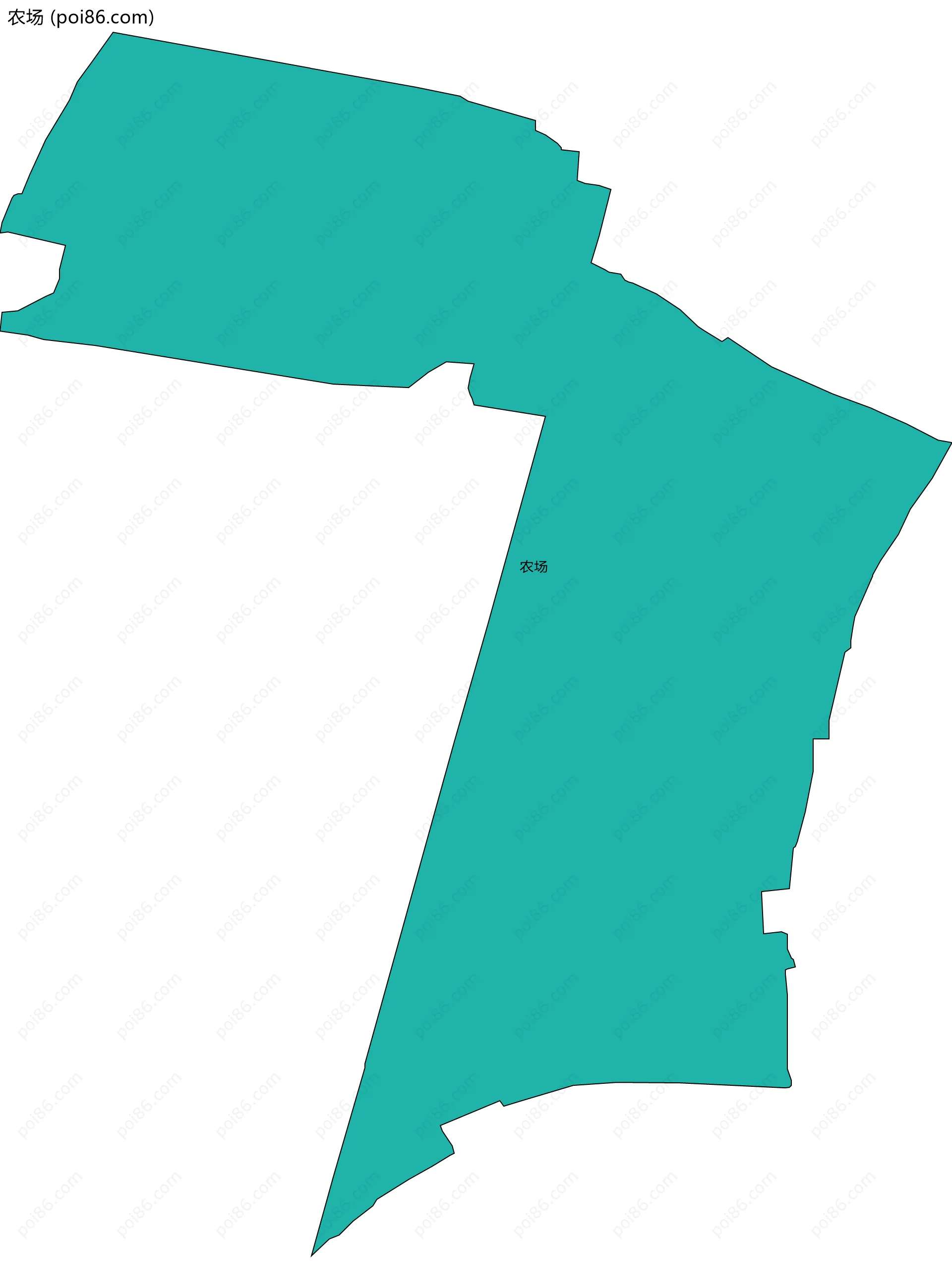 农场边界地图