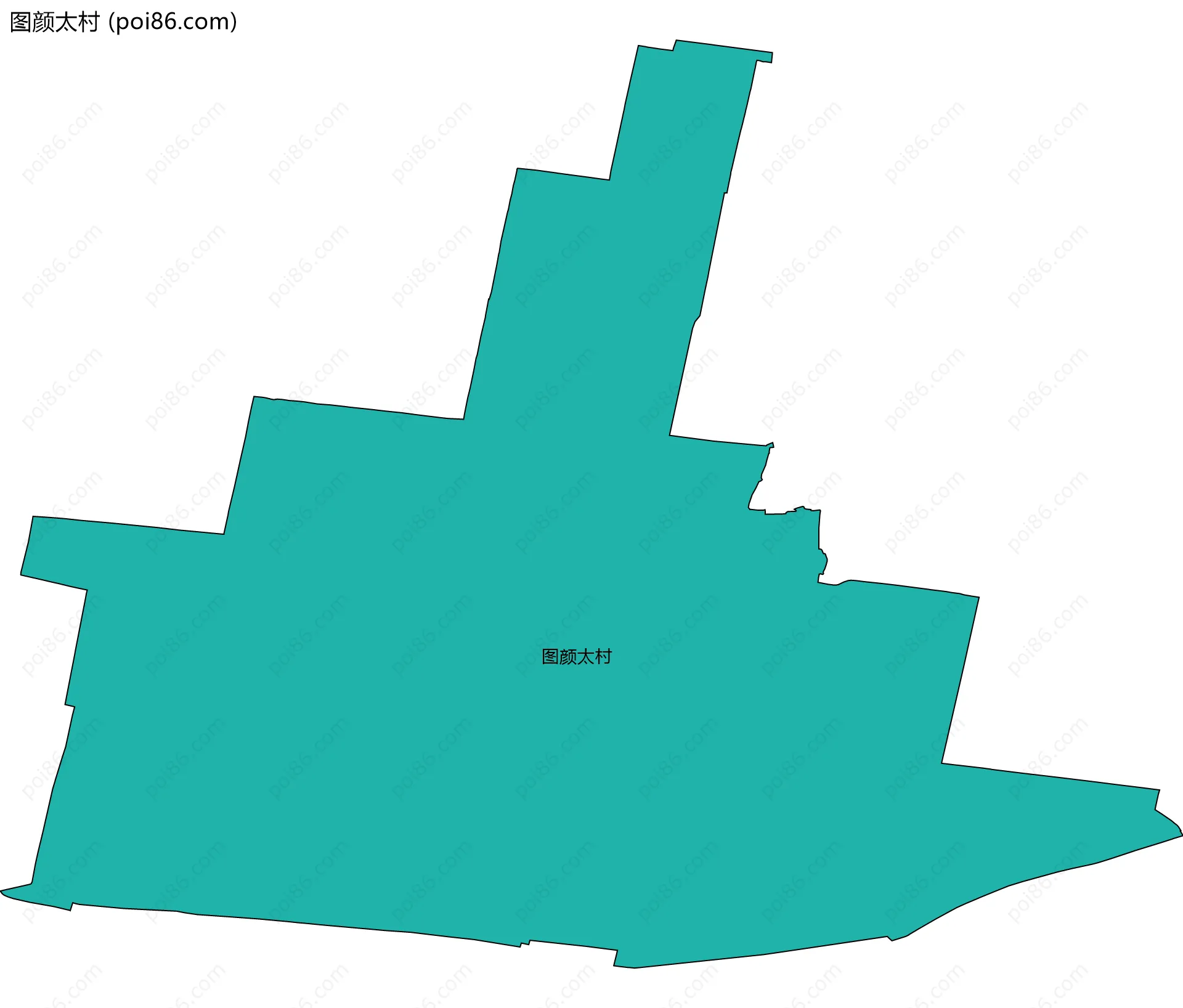 图颜太村边界地图