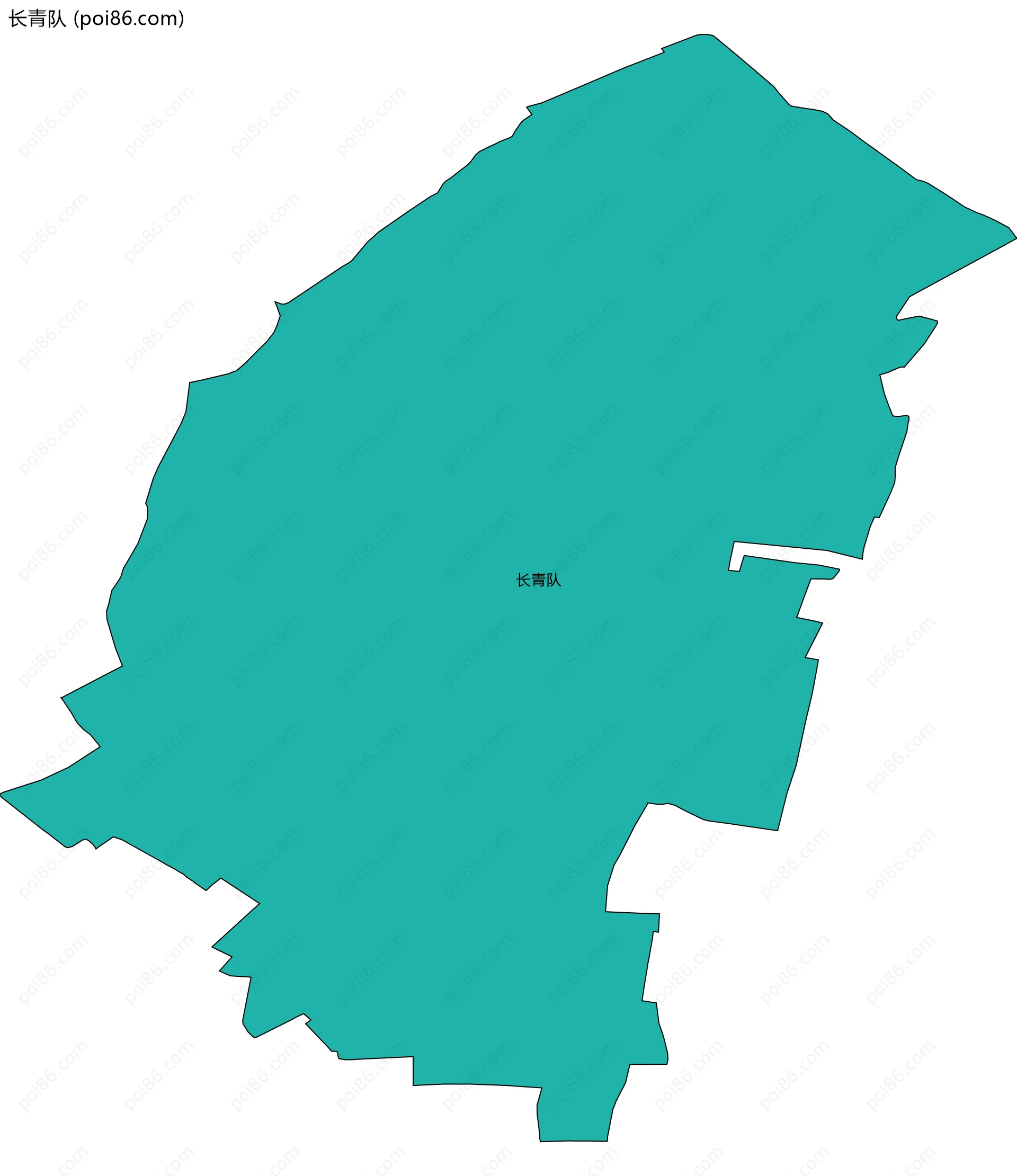 长青队边界地图