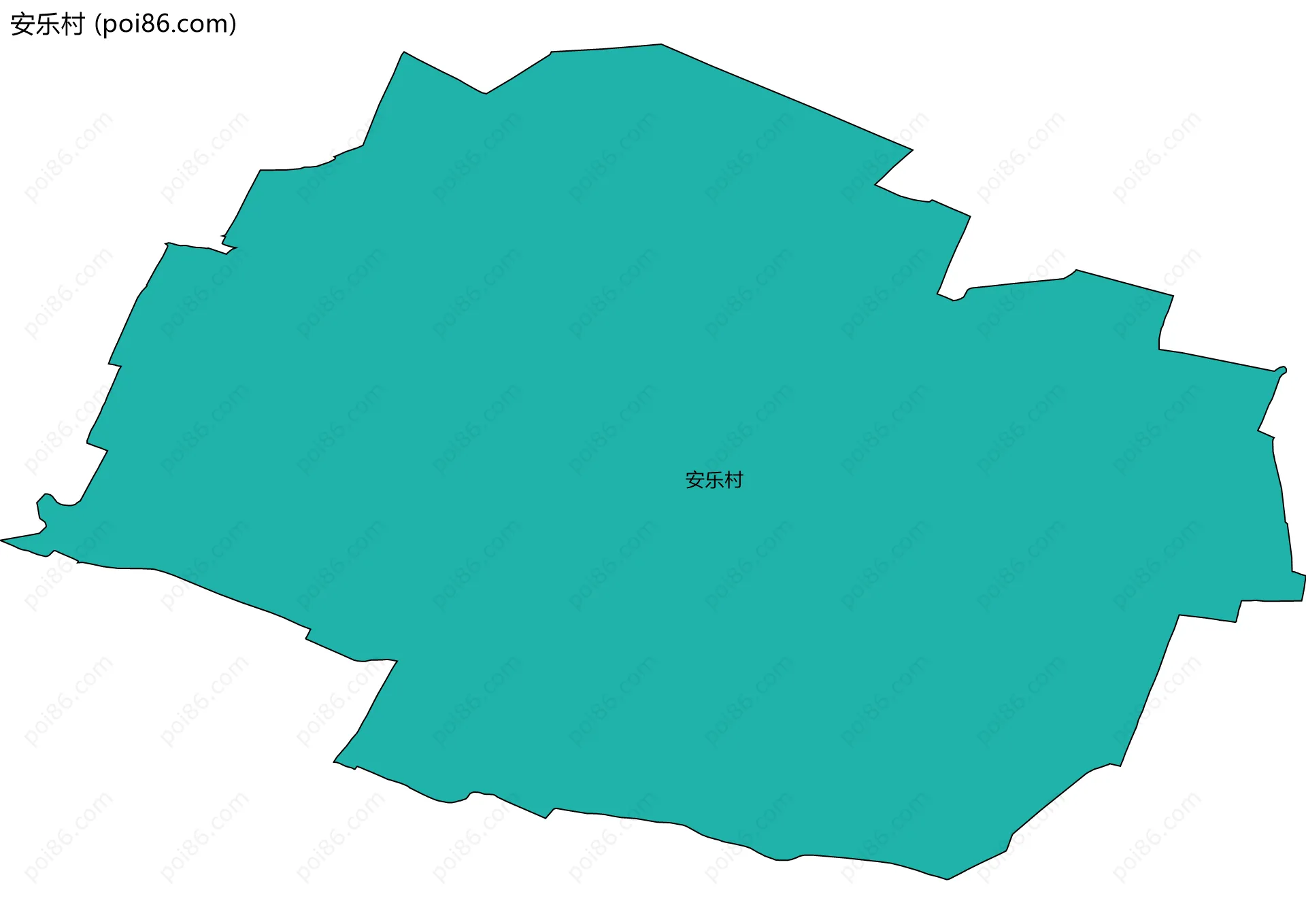 安乐村边界地图