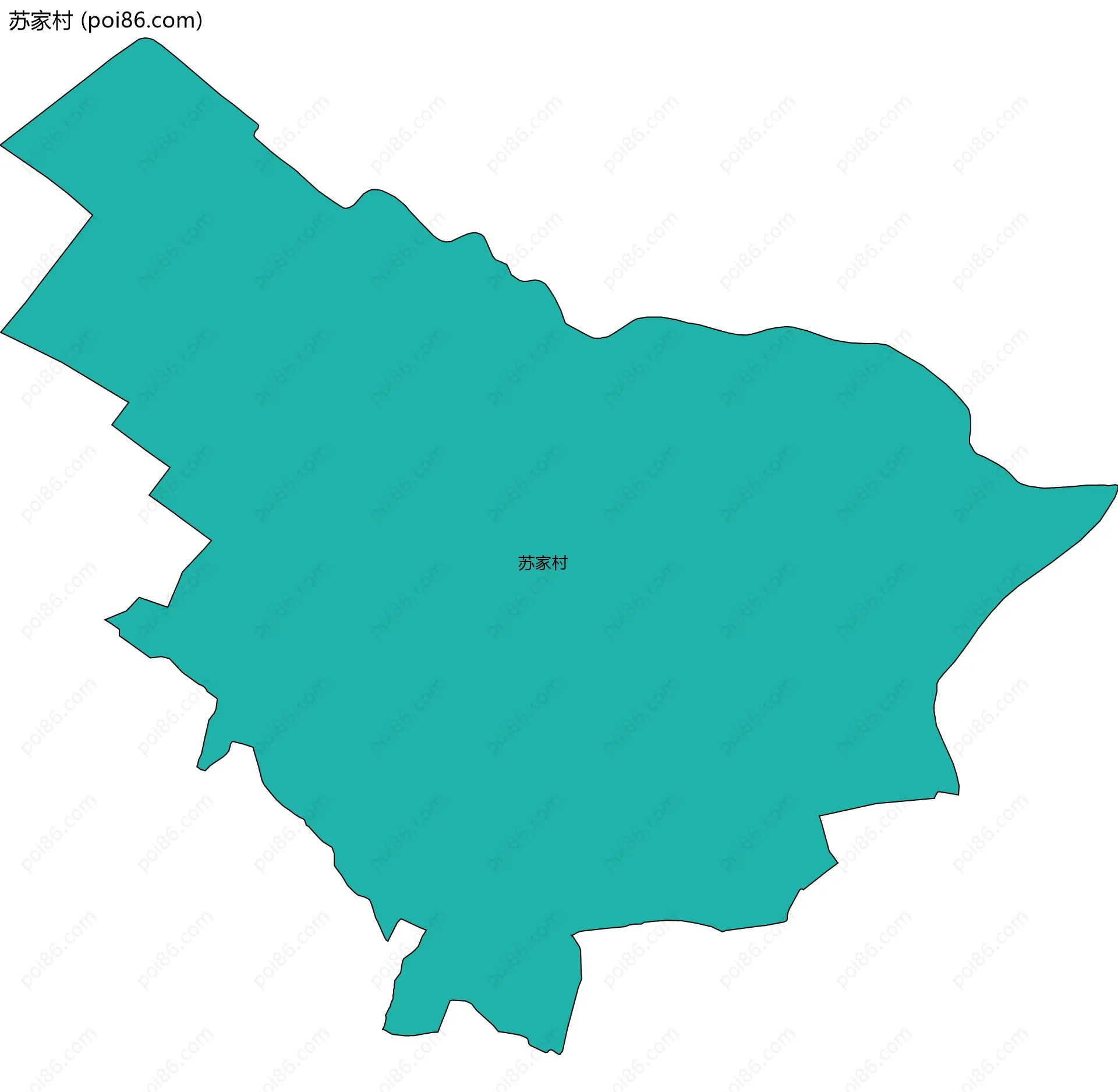 苏家村边界地图