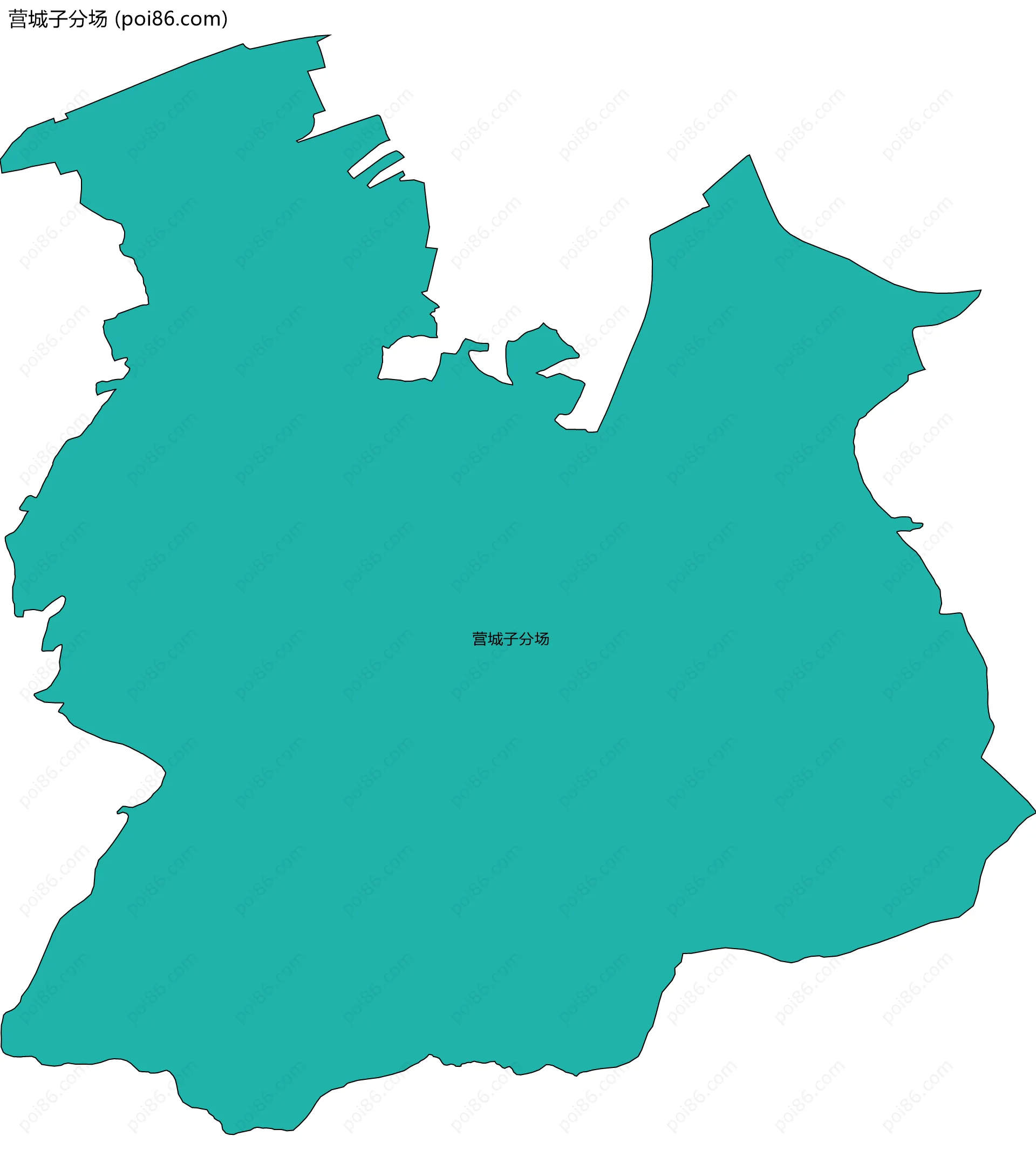 营城子分场边界地图