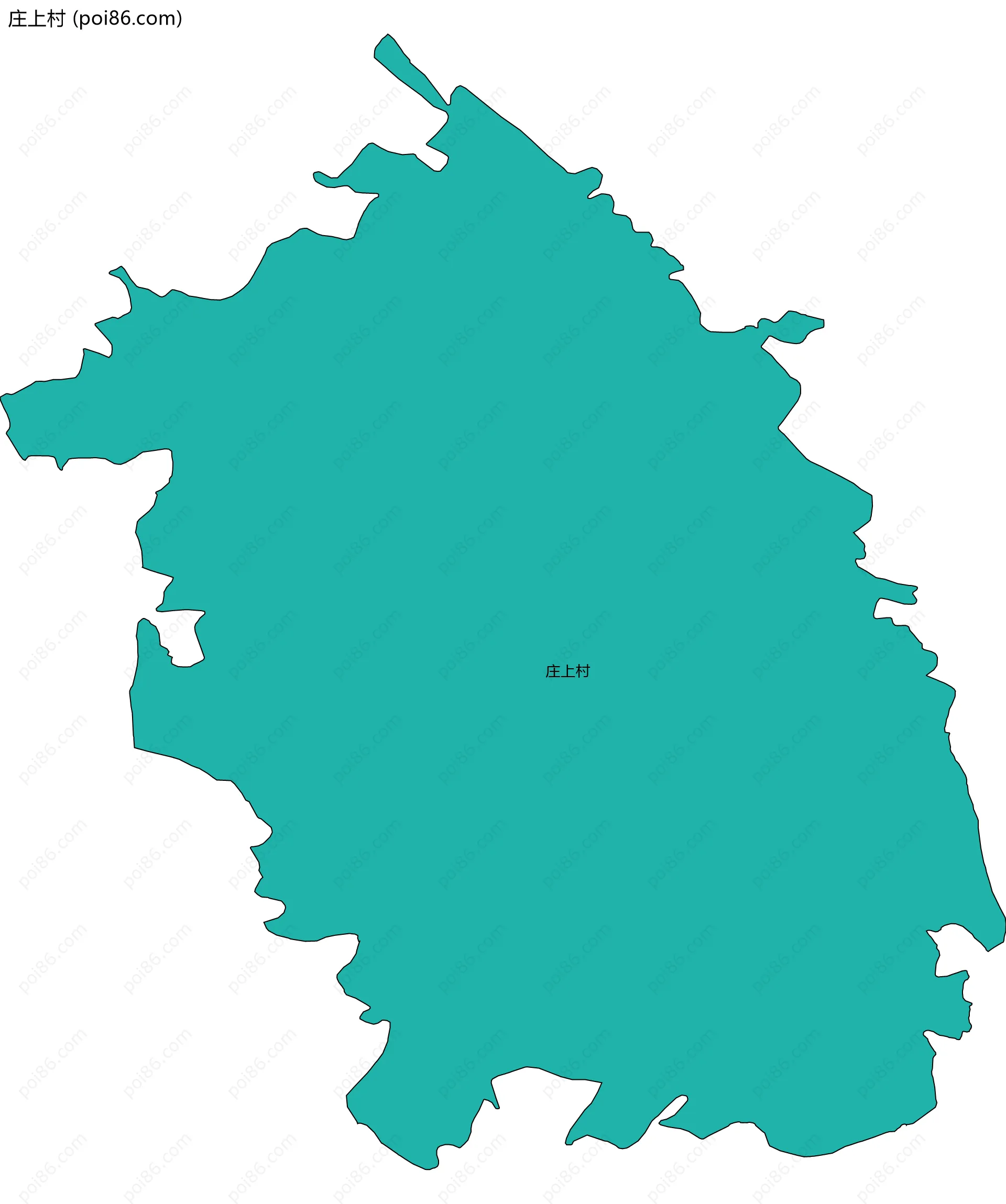 庄上村边界地图