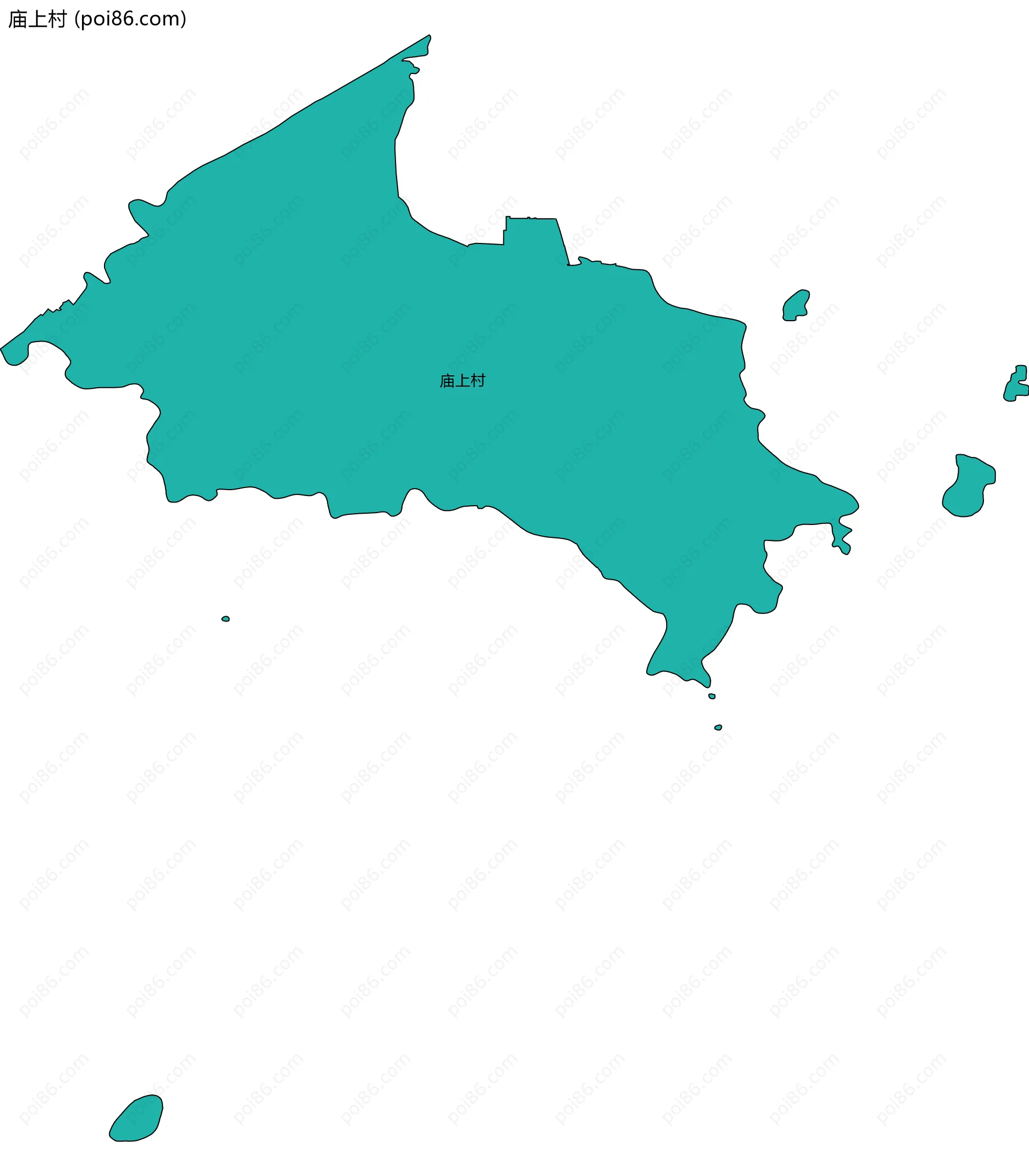 庙上村边界地图