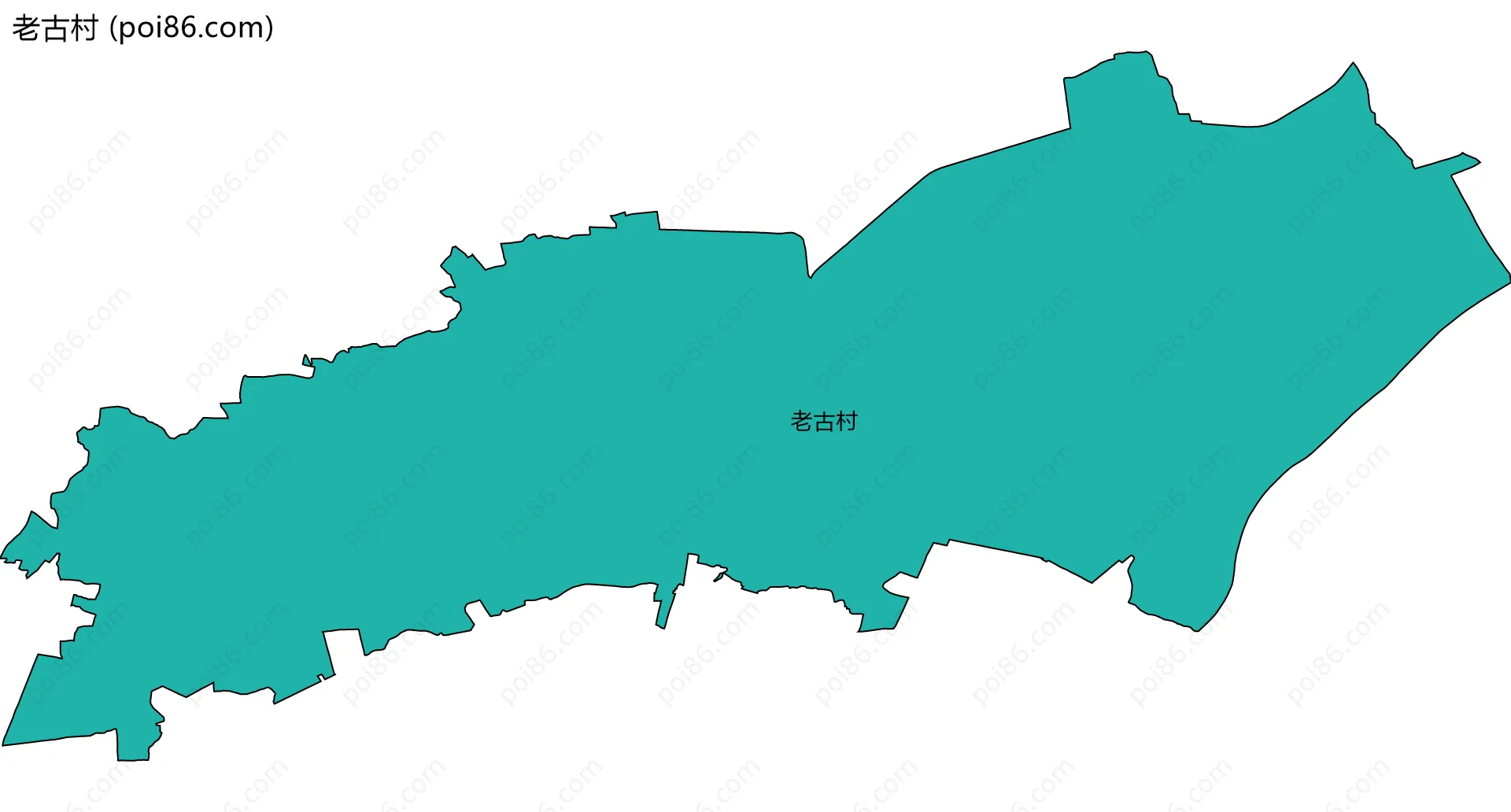 老古村边界地图