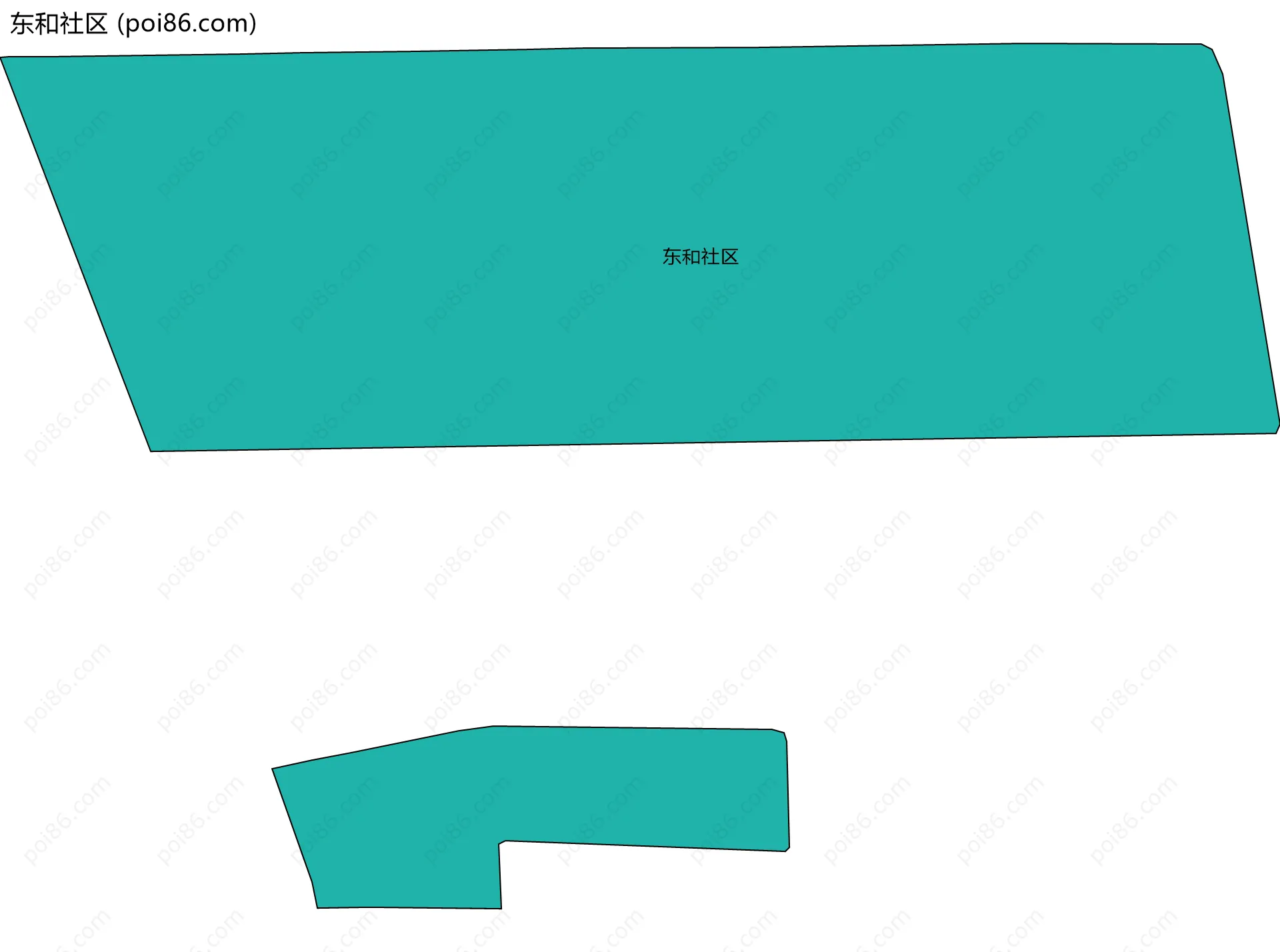 东和社区边界地图