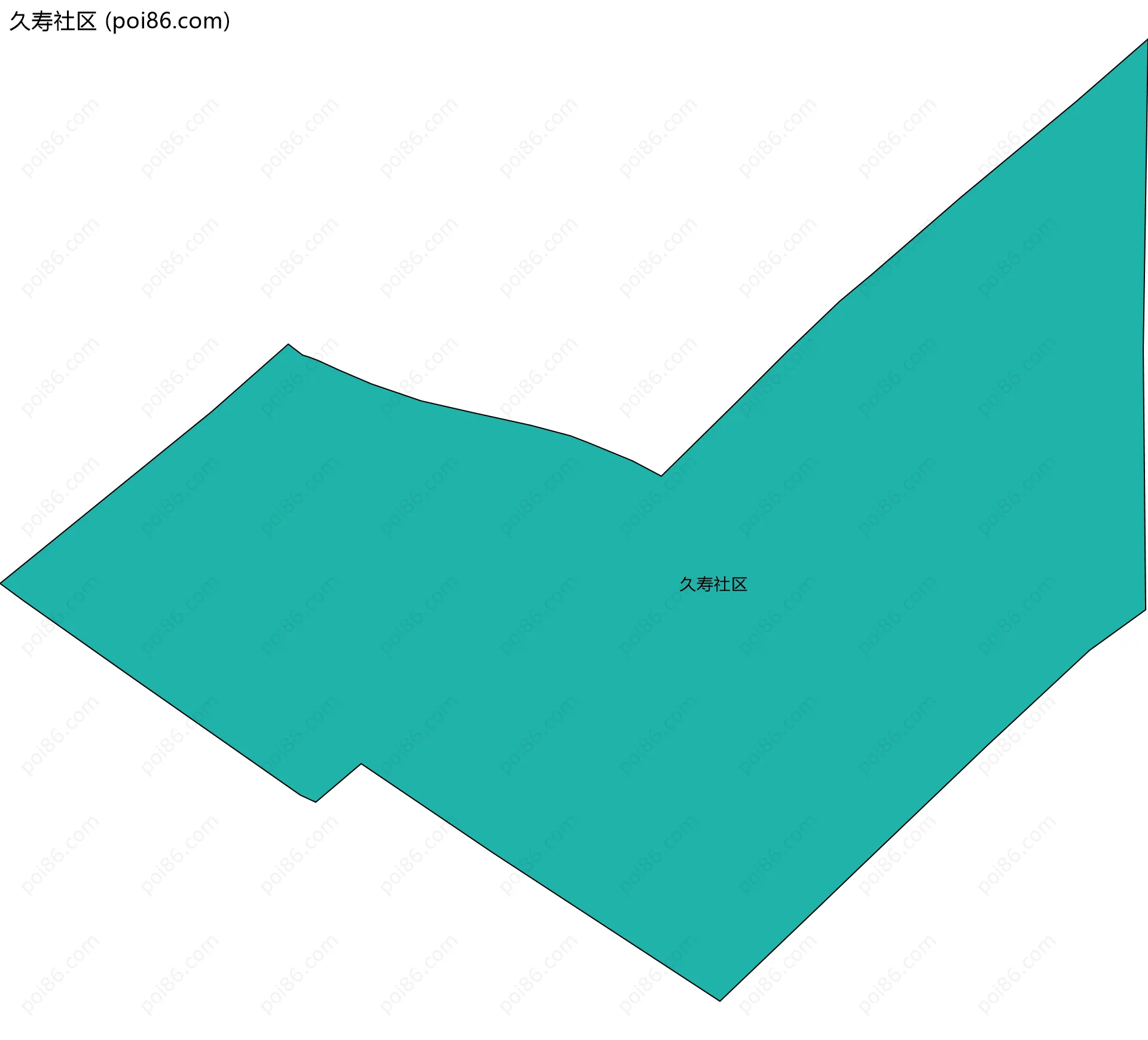 久寿社区边界地图
