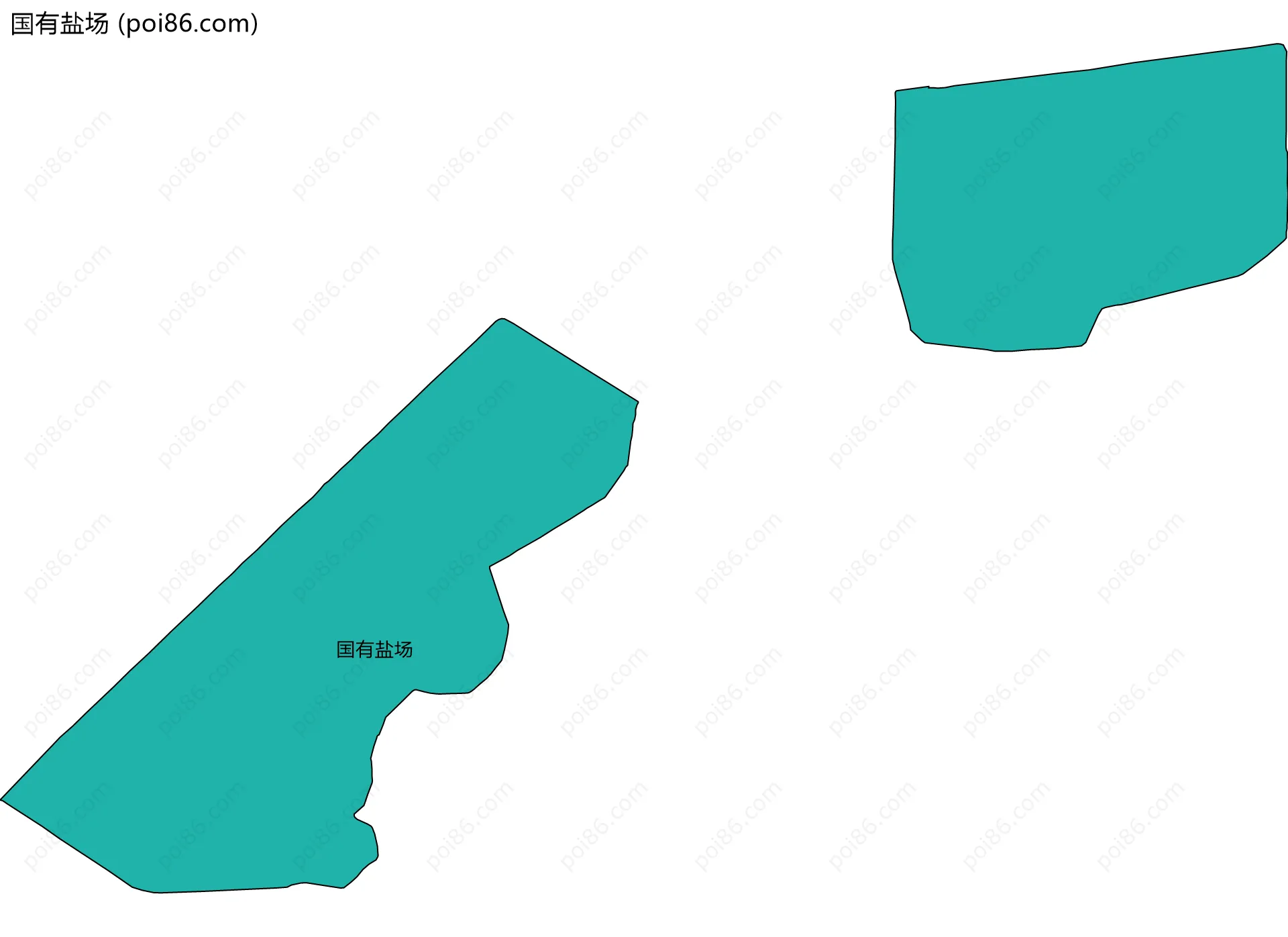国有盐场边界地图