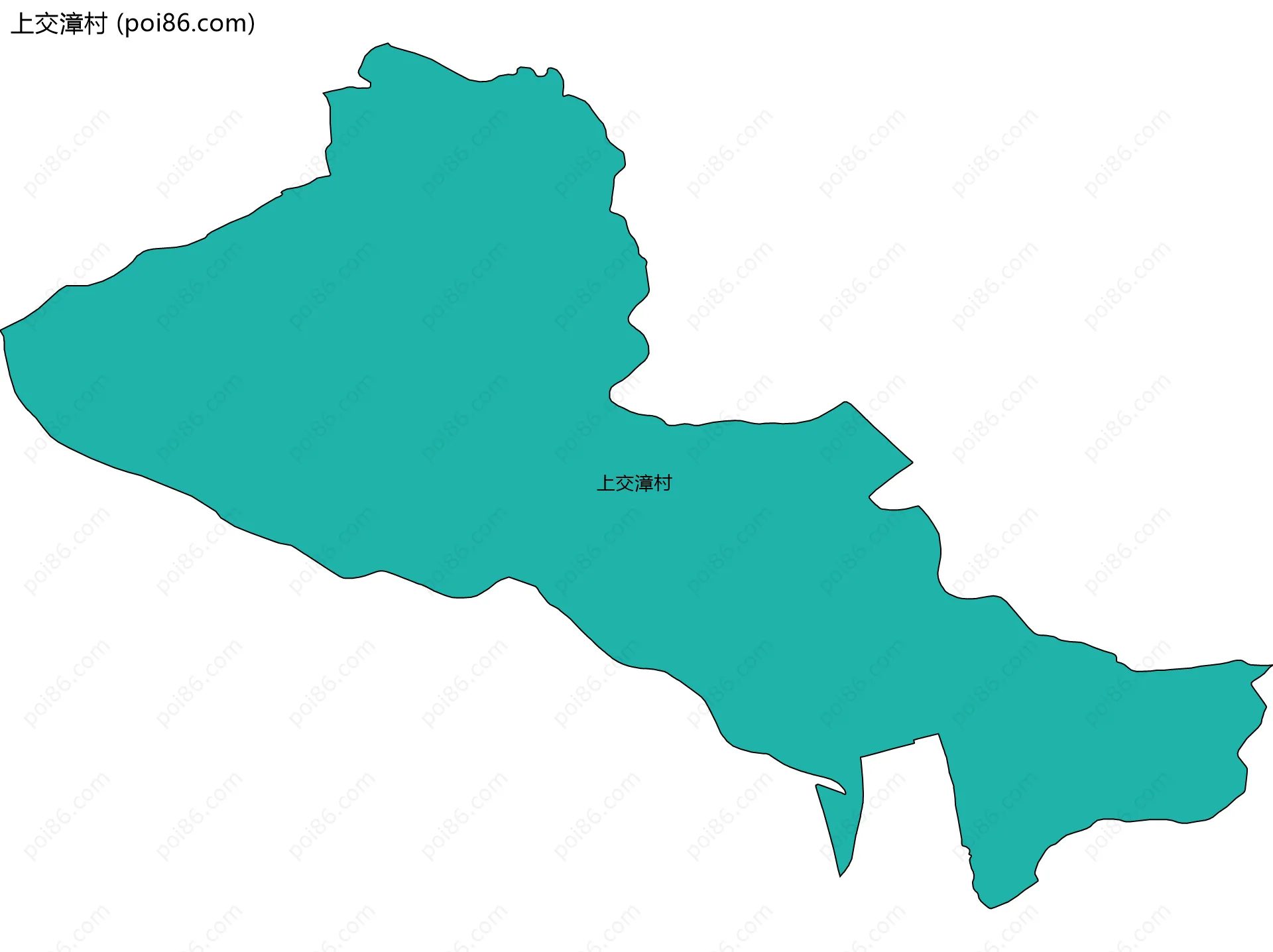 上交漳村边界地图