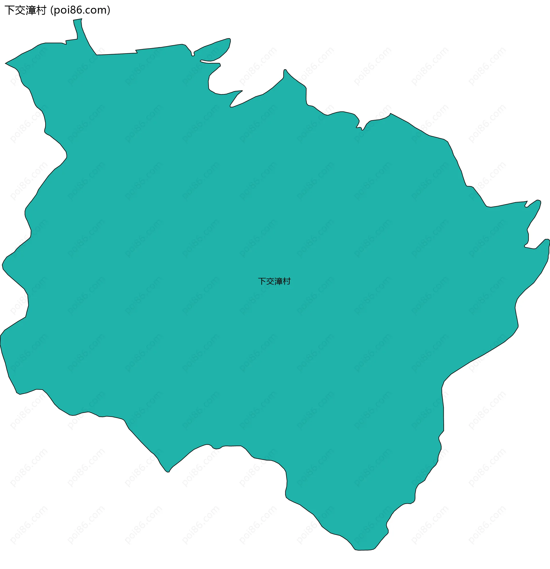 下交漳村边界地图