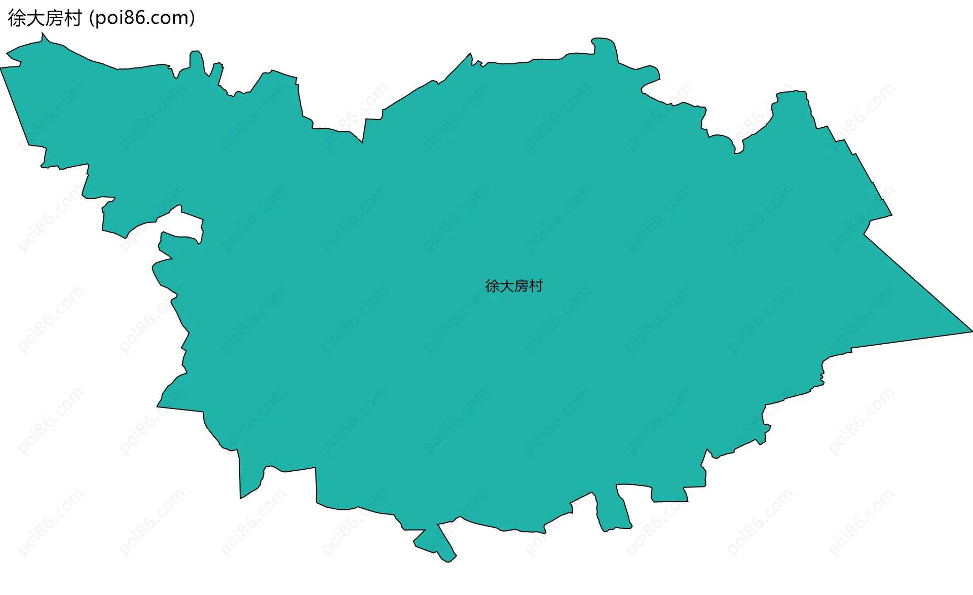 徐大房村边界地图