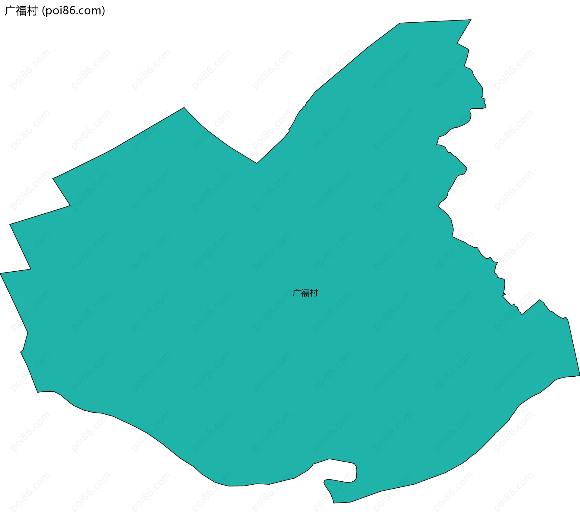 广福村边界地图