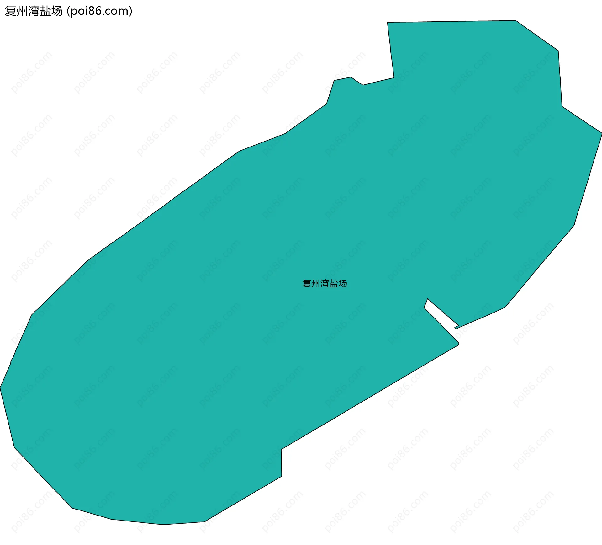 复州湾盐场边界地图