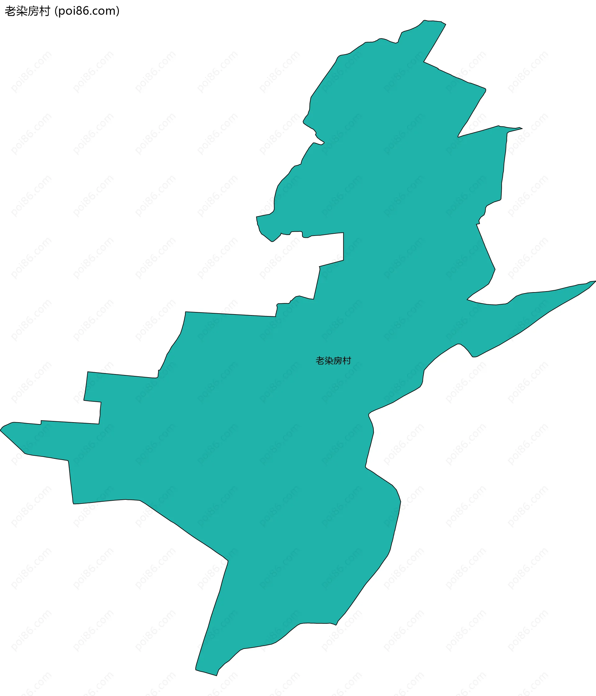 老染房村边界地图