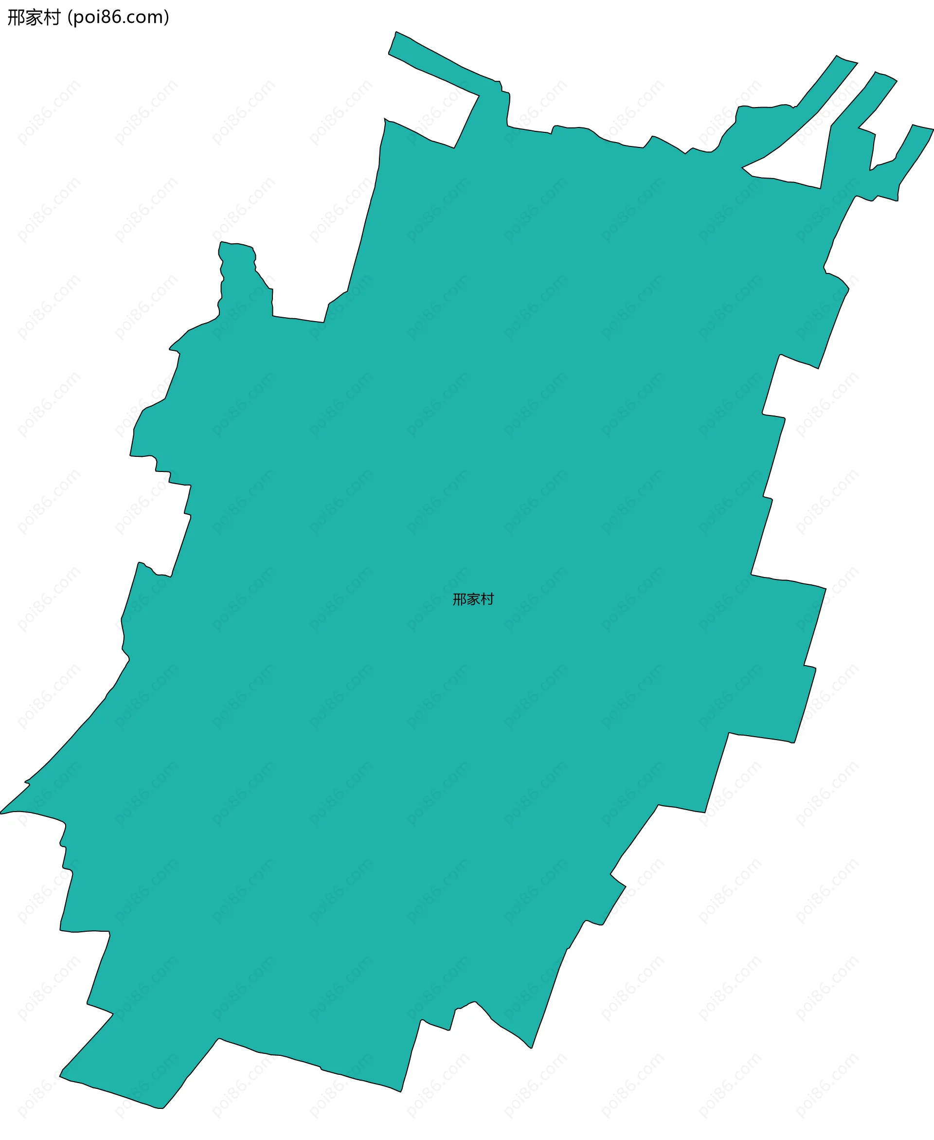 邢家村边界地图