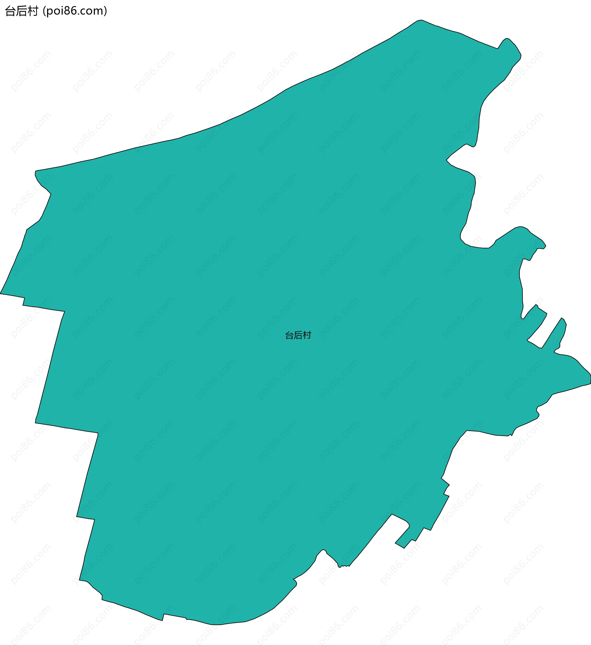 台后村边界地图