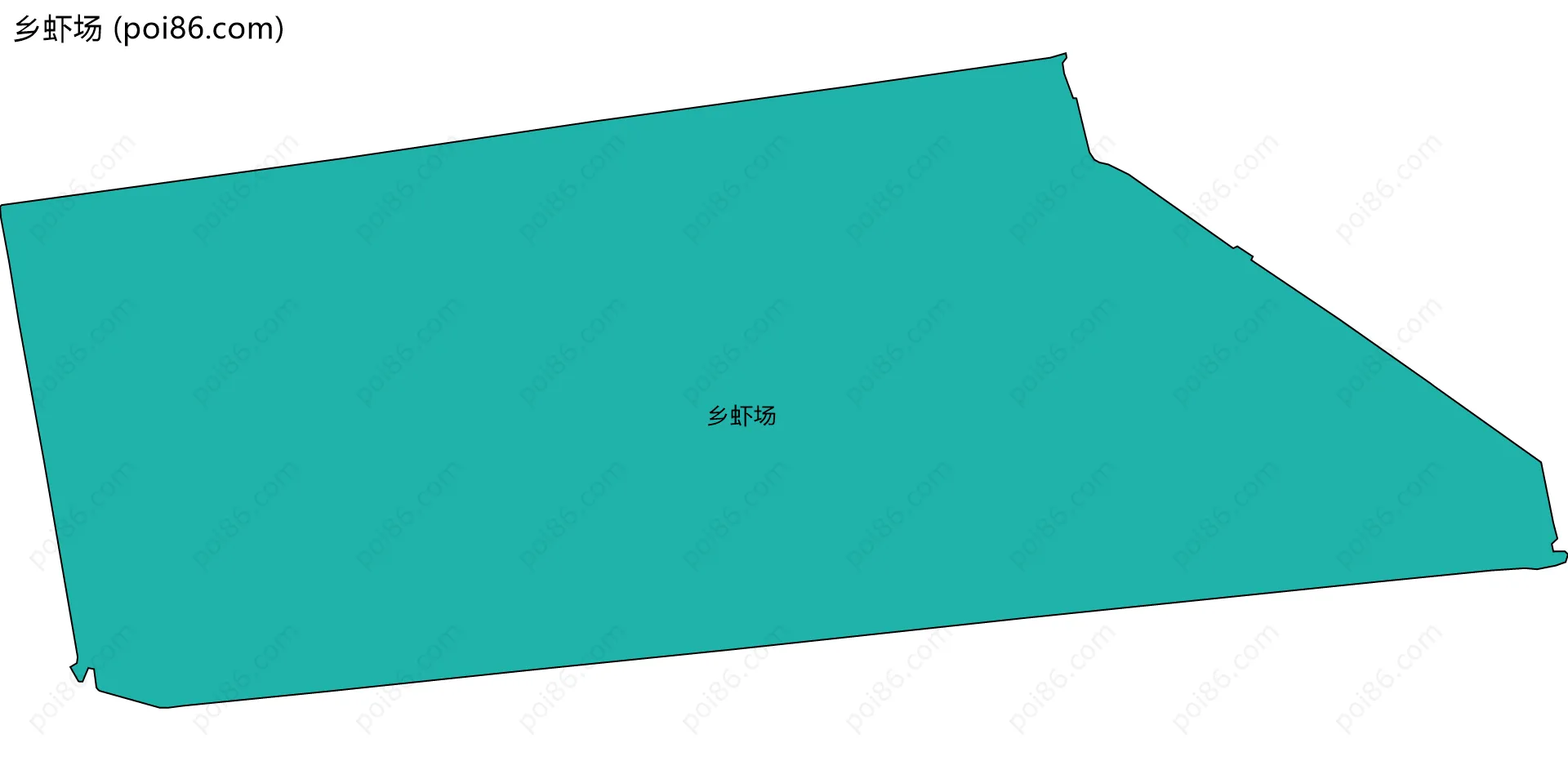 乡虾场边界地图