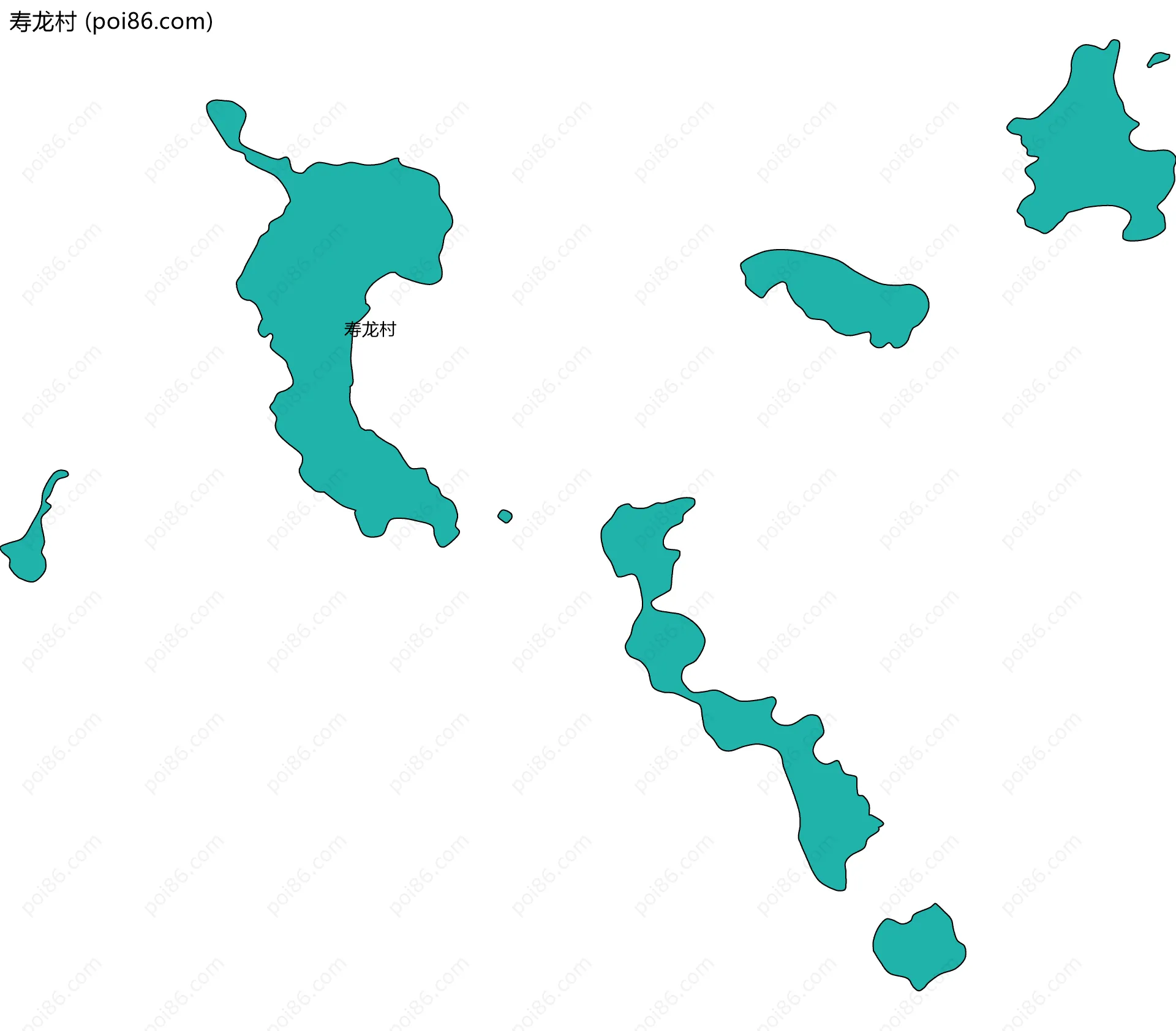 寿龙村边界地图