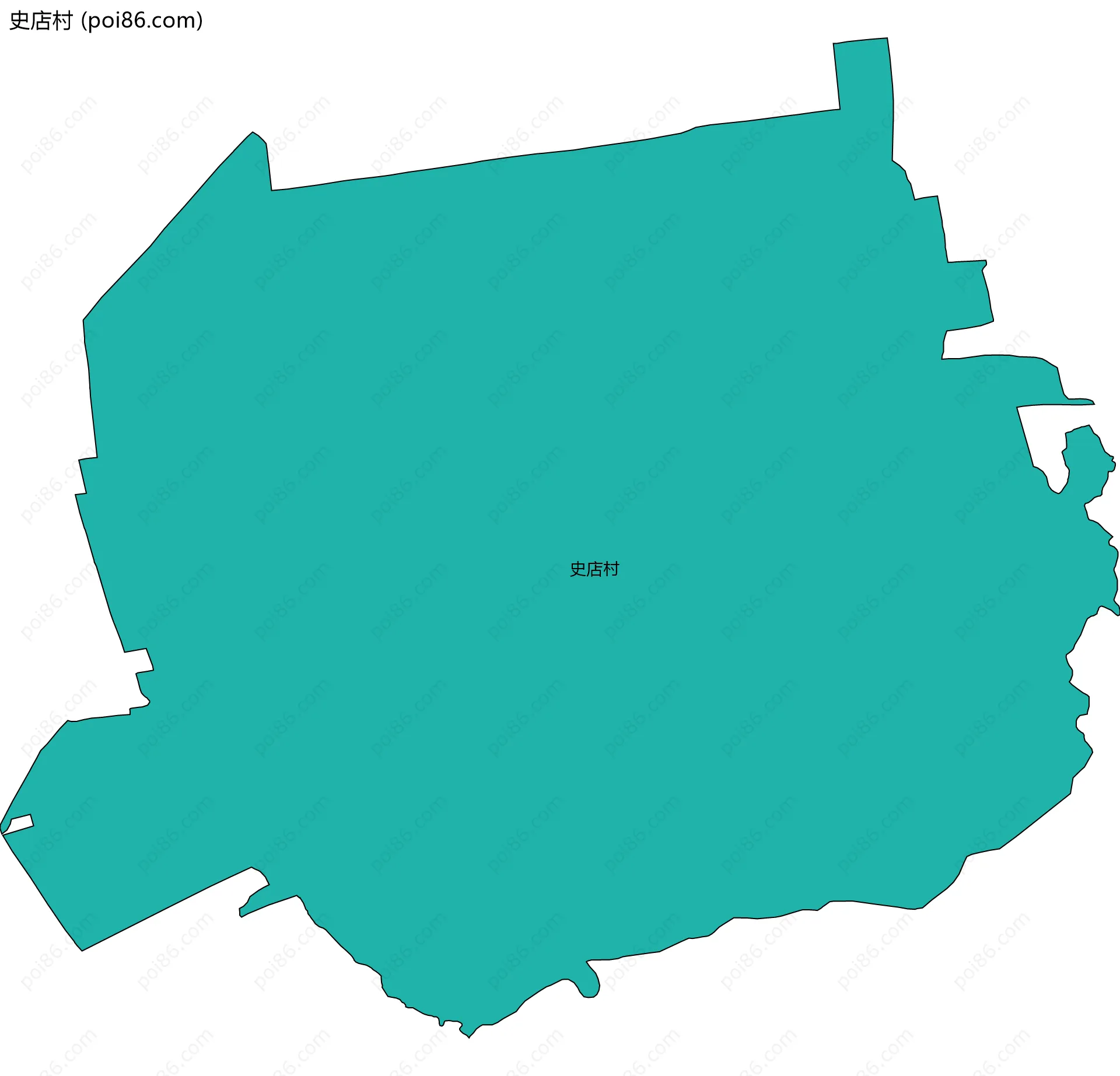 史店村边界地图