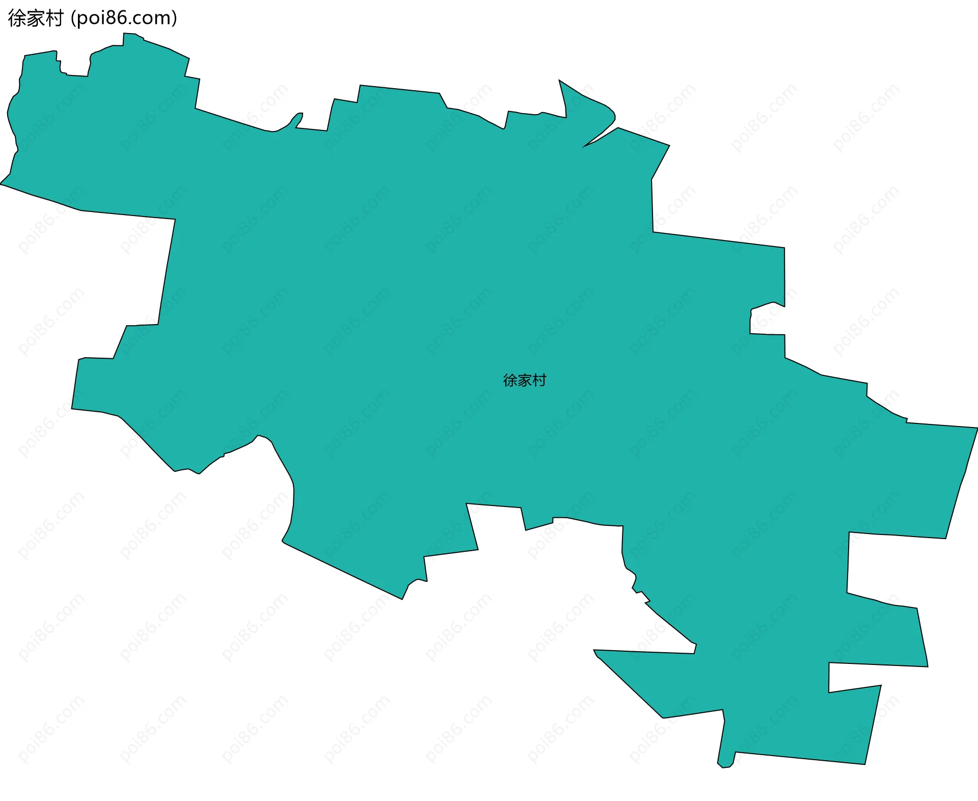 徐家村边界地图
