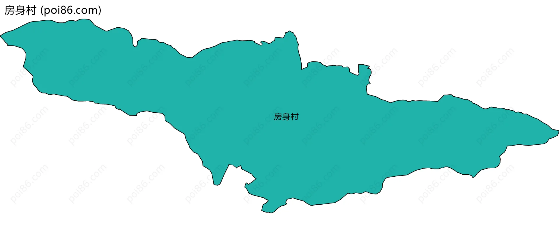 房身村边界地图