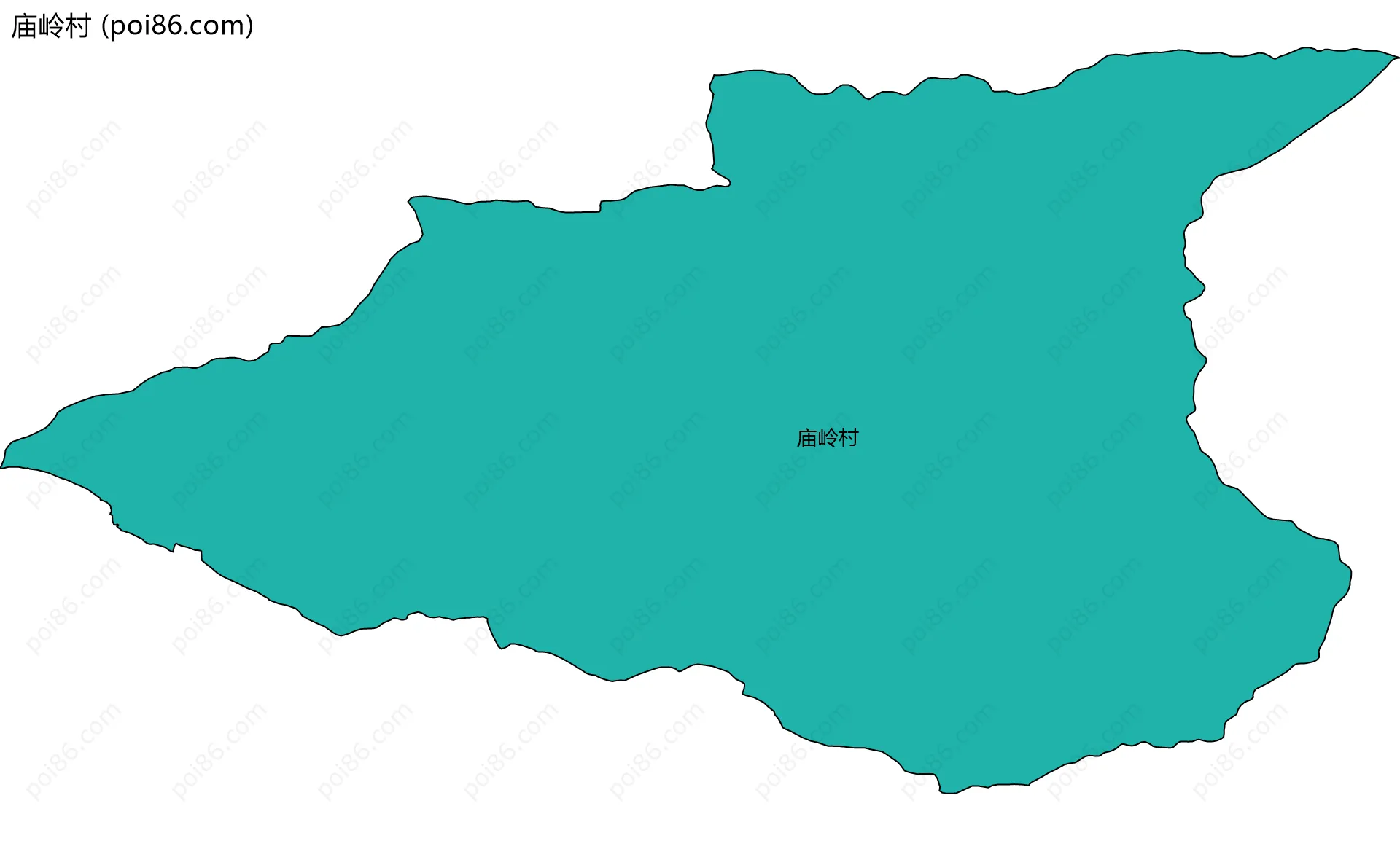 庙岭村边界地图