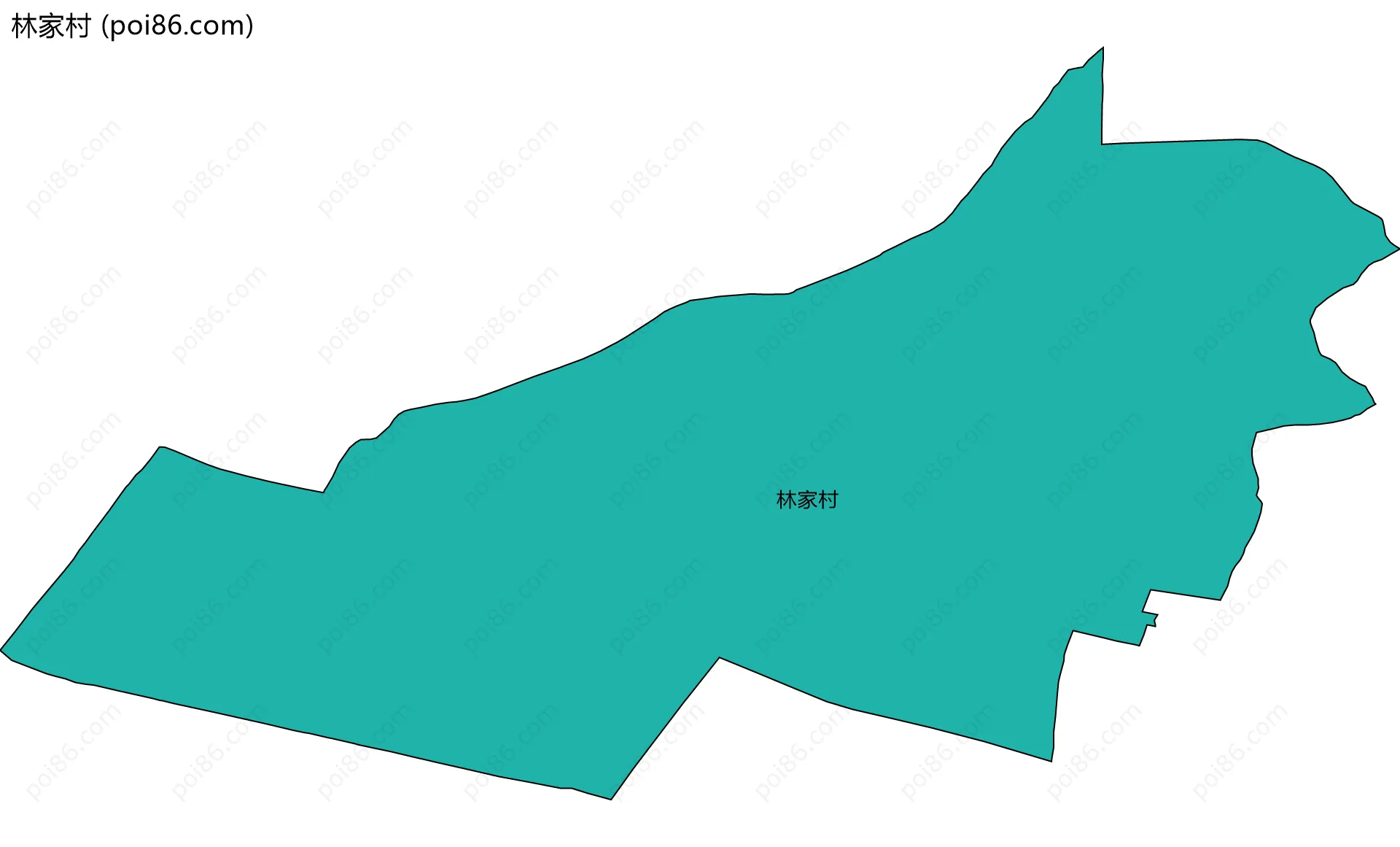 林家村边界地图