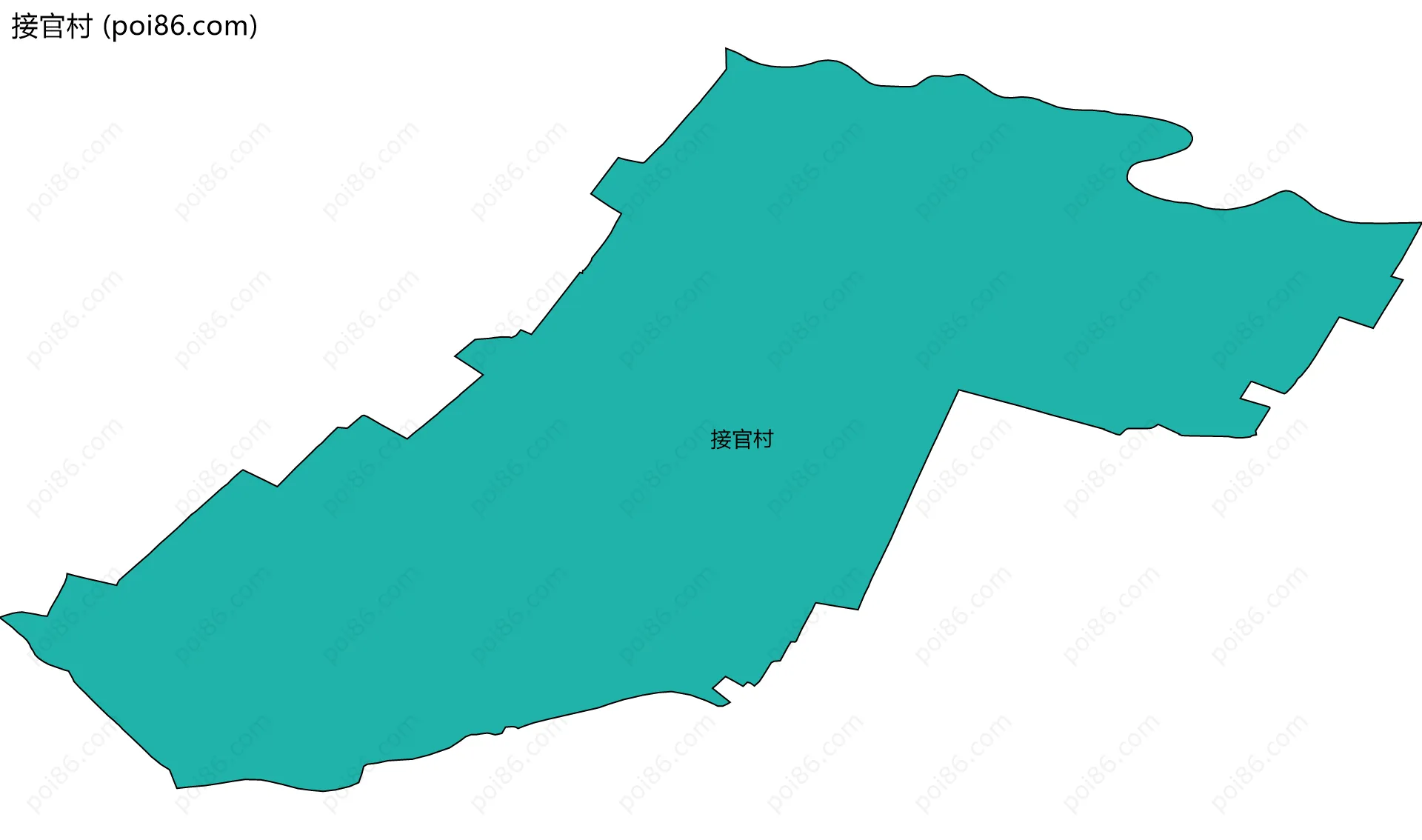 接官村边界地图