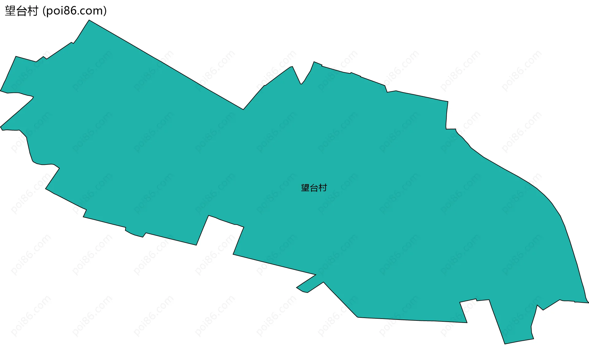 望台村边界地图