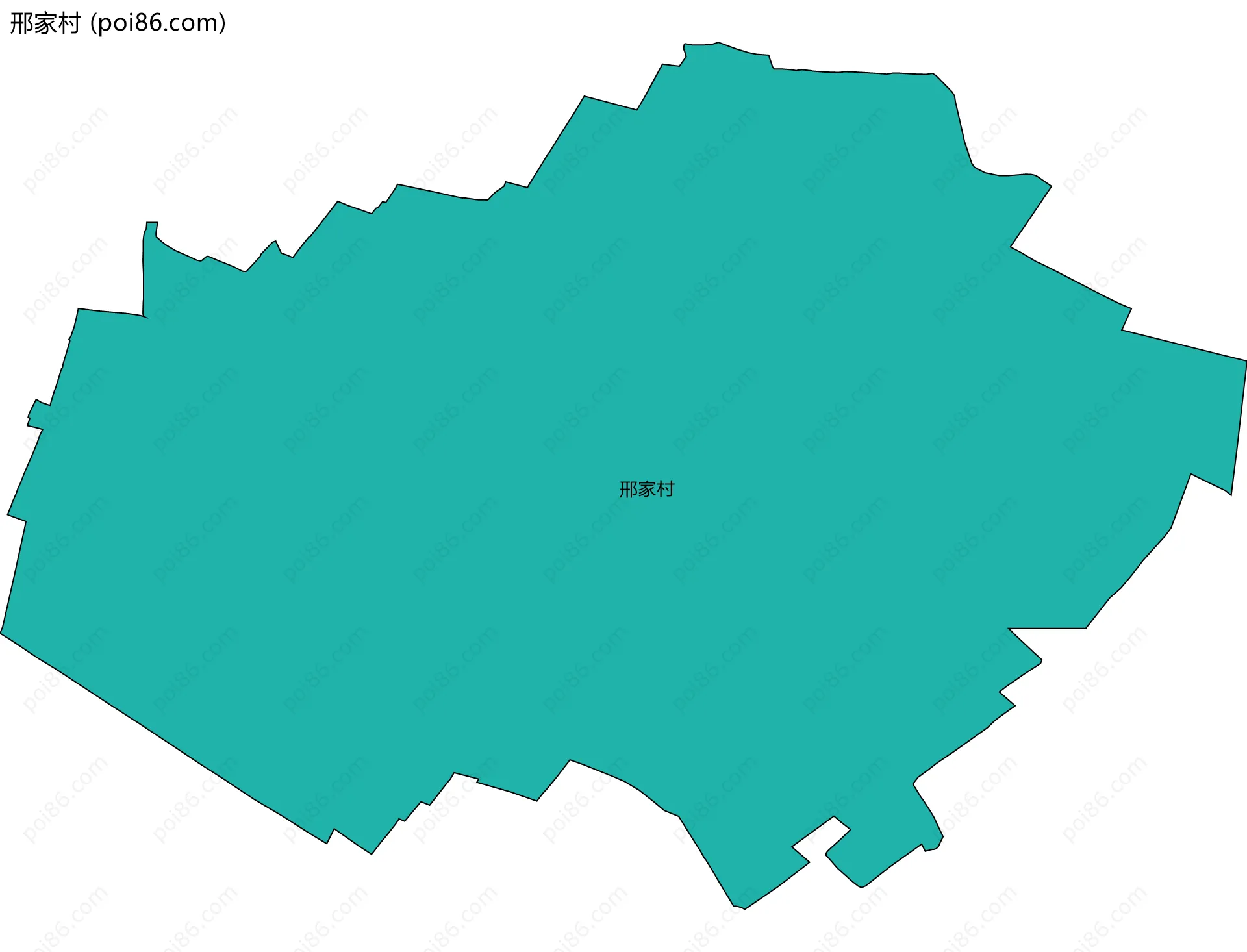 邢家村边界地图