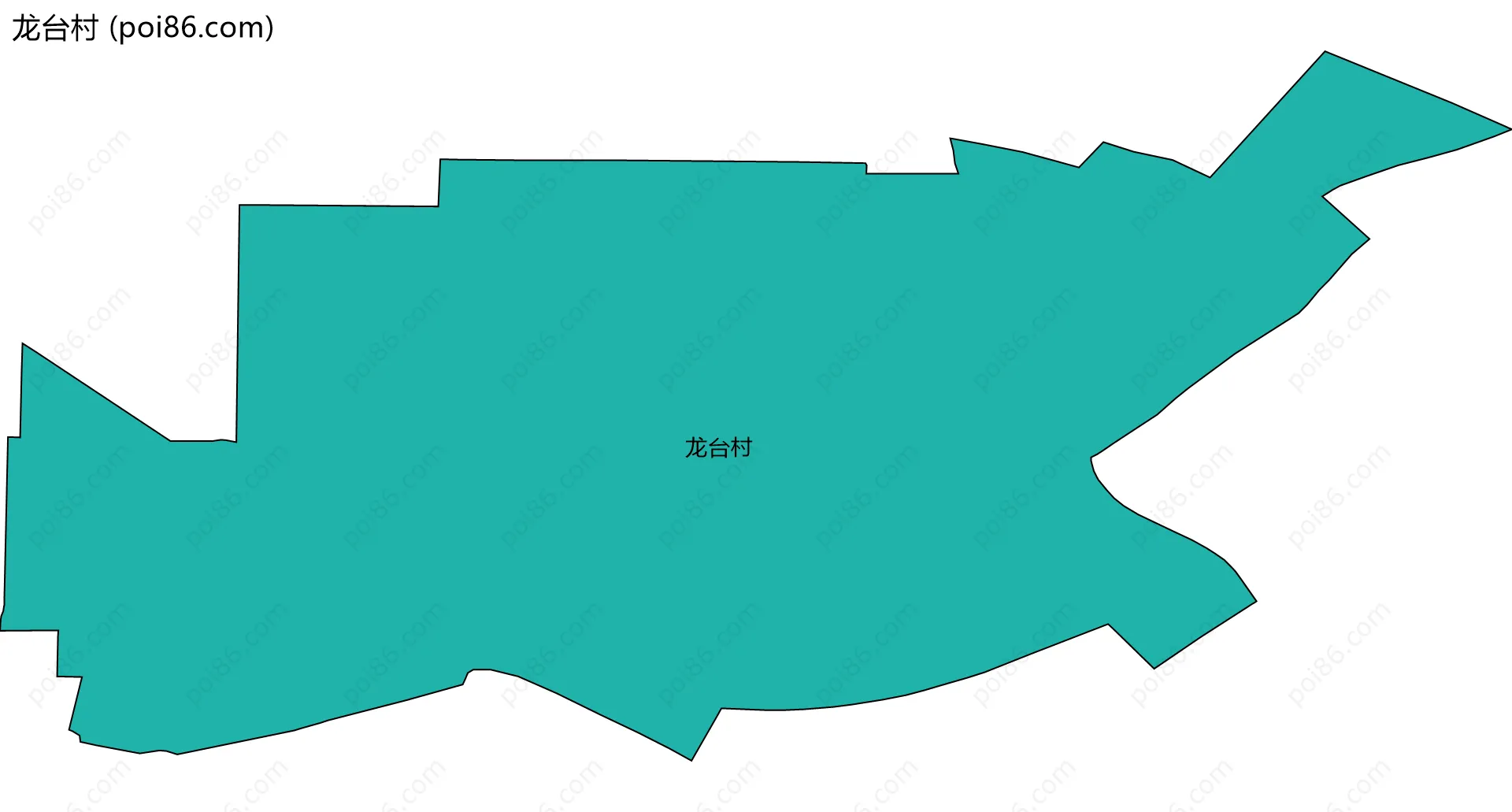 龙台村边界地图