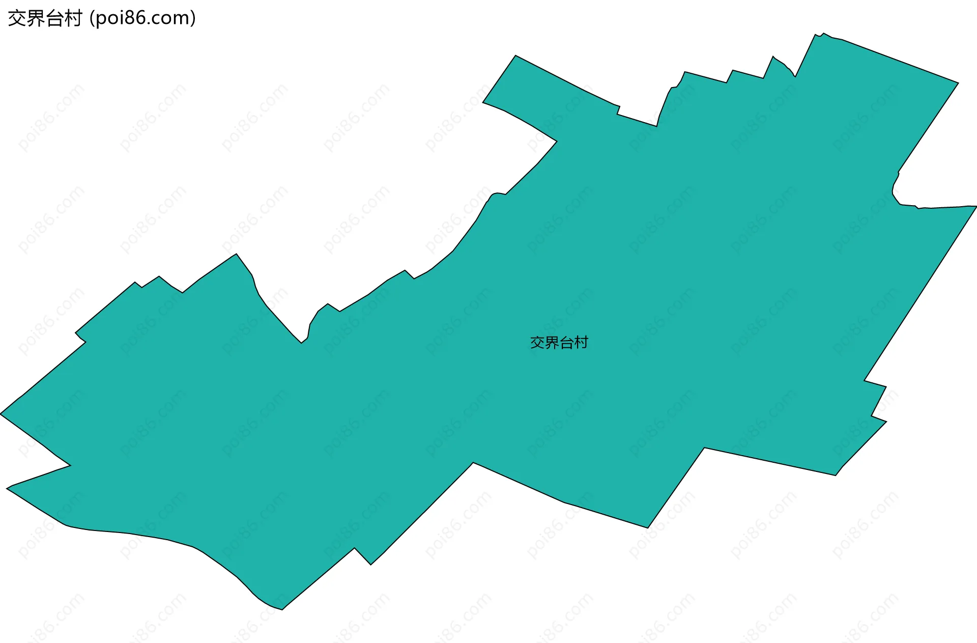 交界台村边界地图