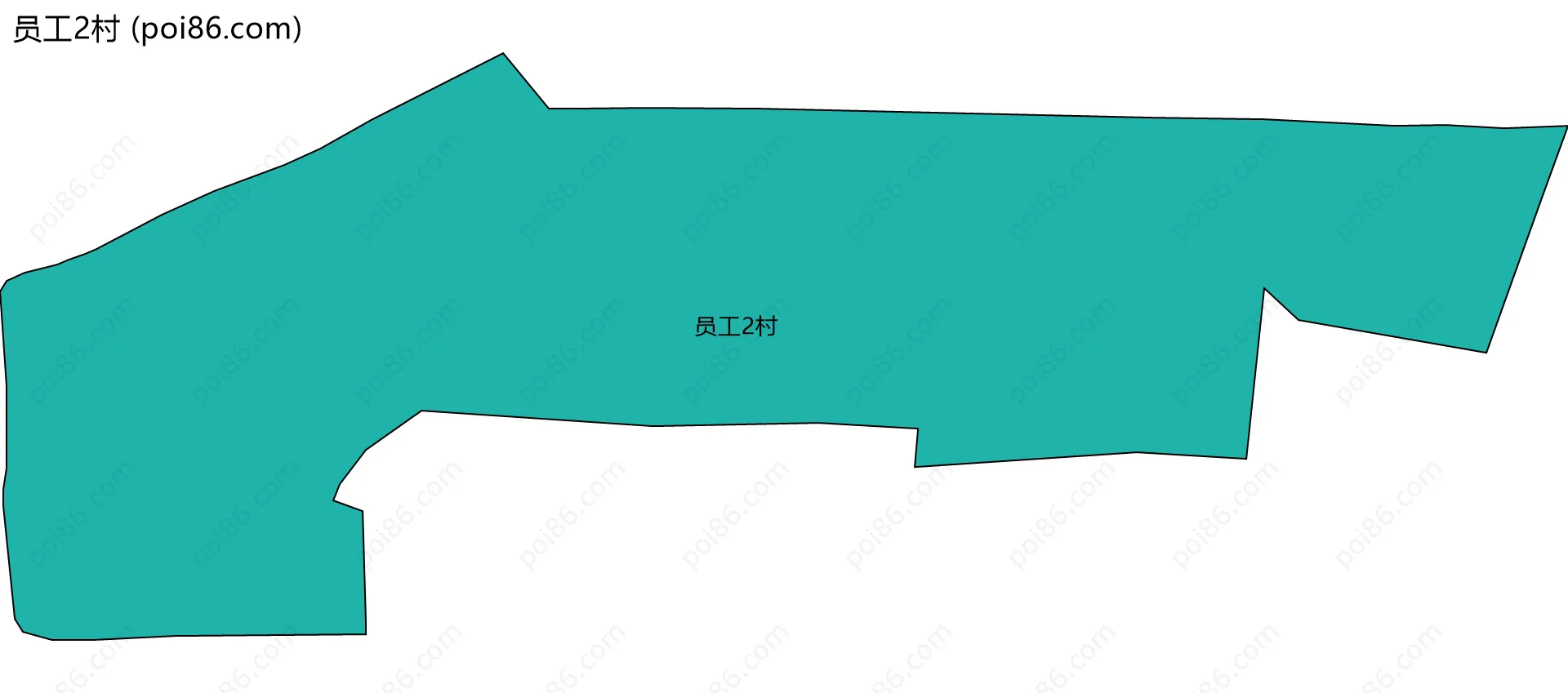 员工2村边界地图