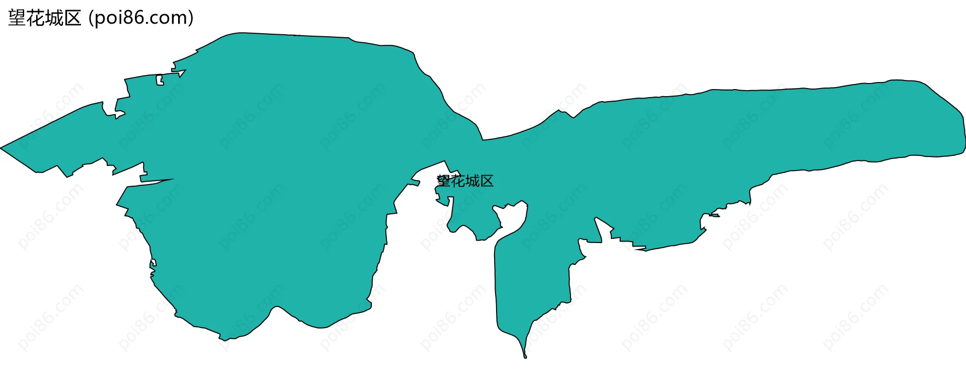 望花城区边界地图