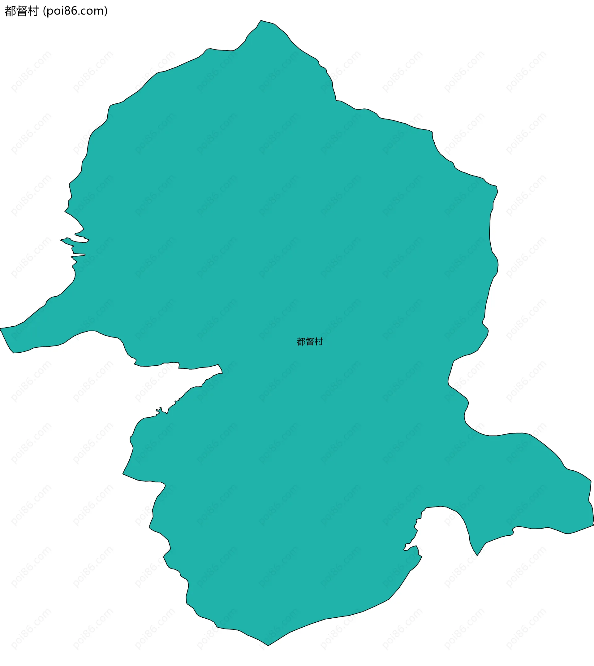 都督村边界地图