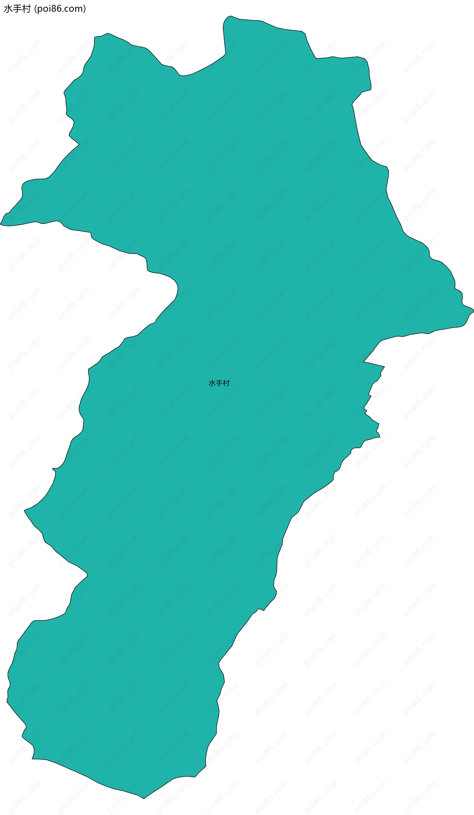 水手村边界地图