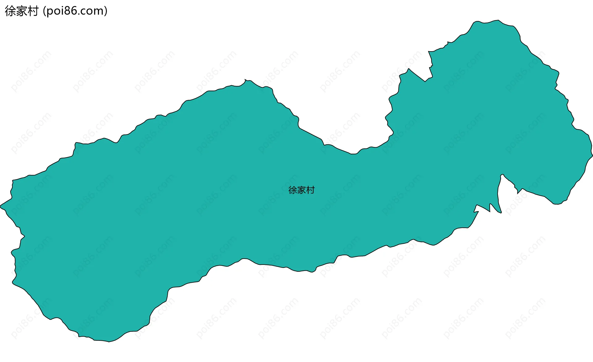 徐家村边界地图