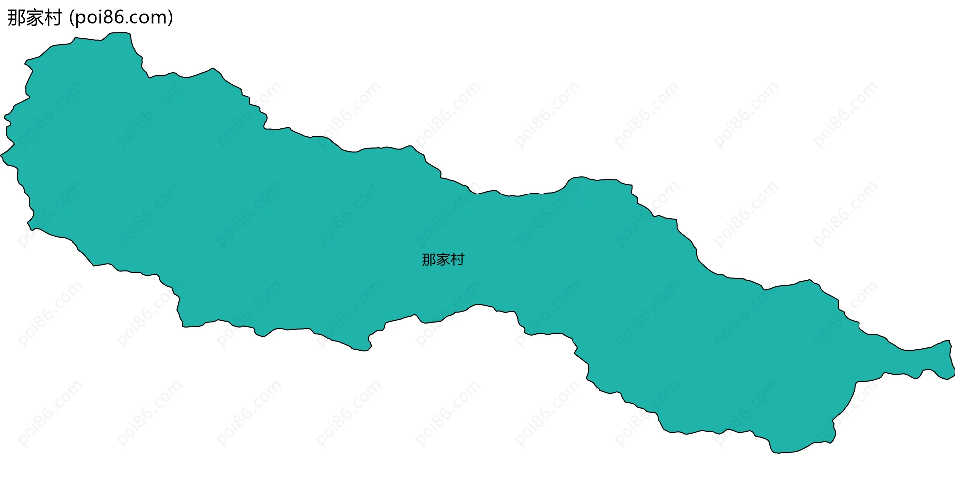 那家村边界地图