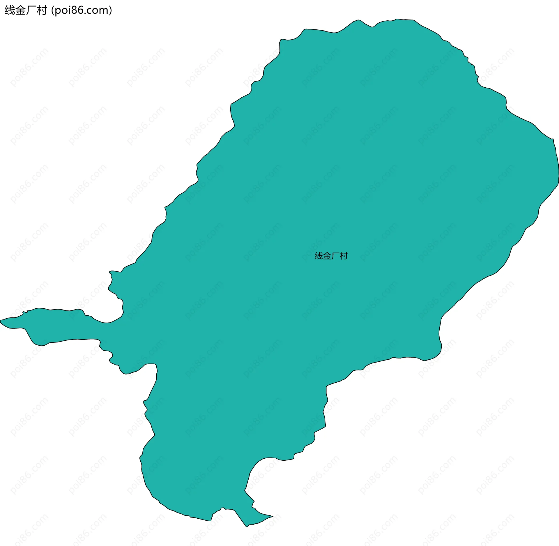 线金厂村边界地图