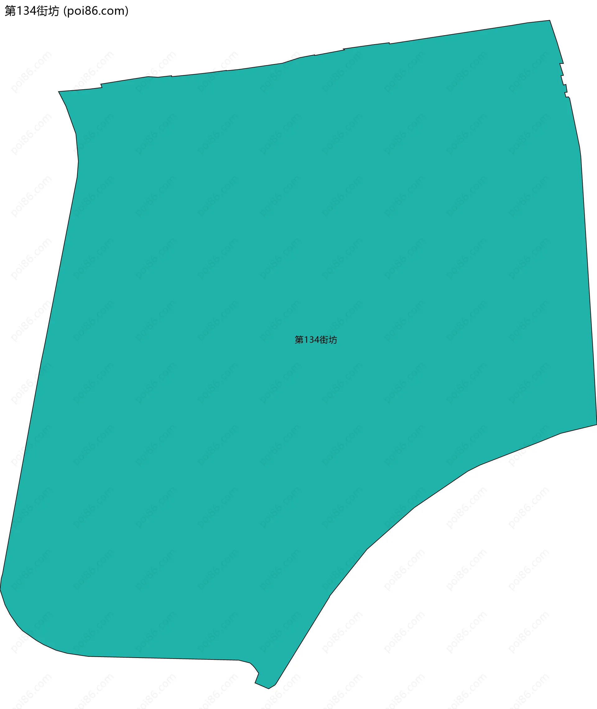 第134街坊边界地图